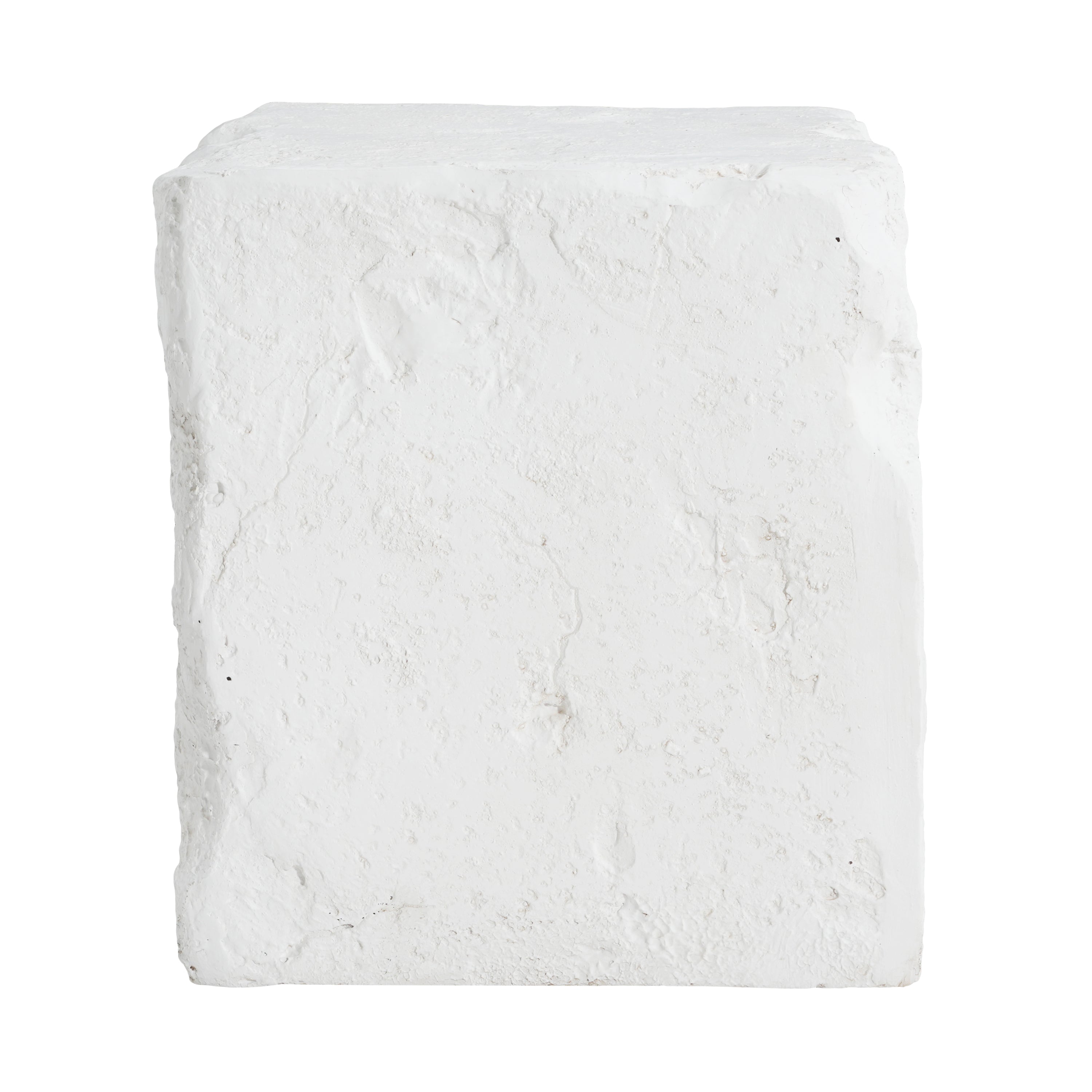 Lyra Outdoor Patio Karst Cave Inspired MGO Side Table White