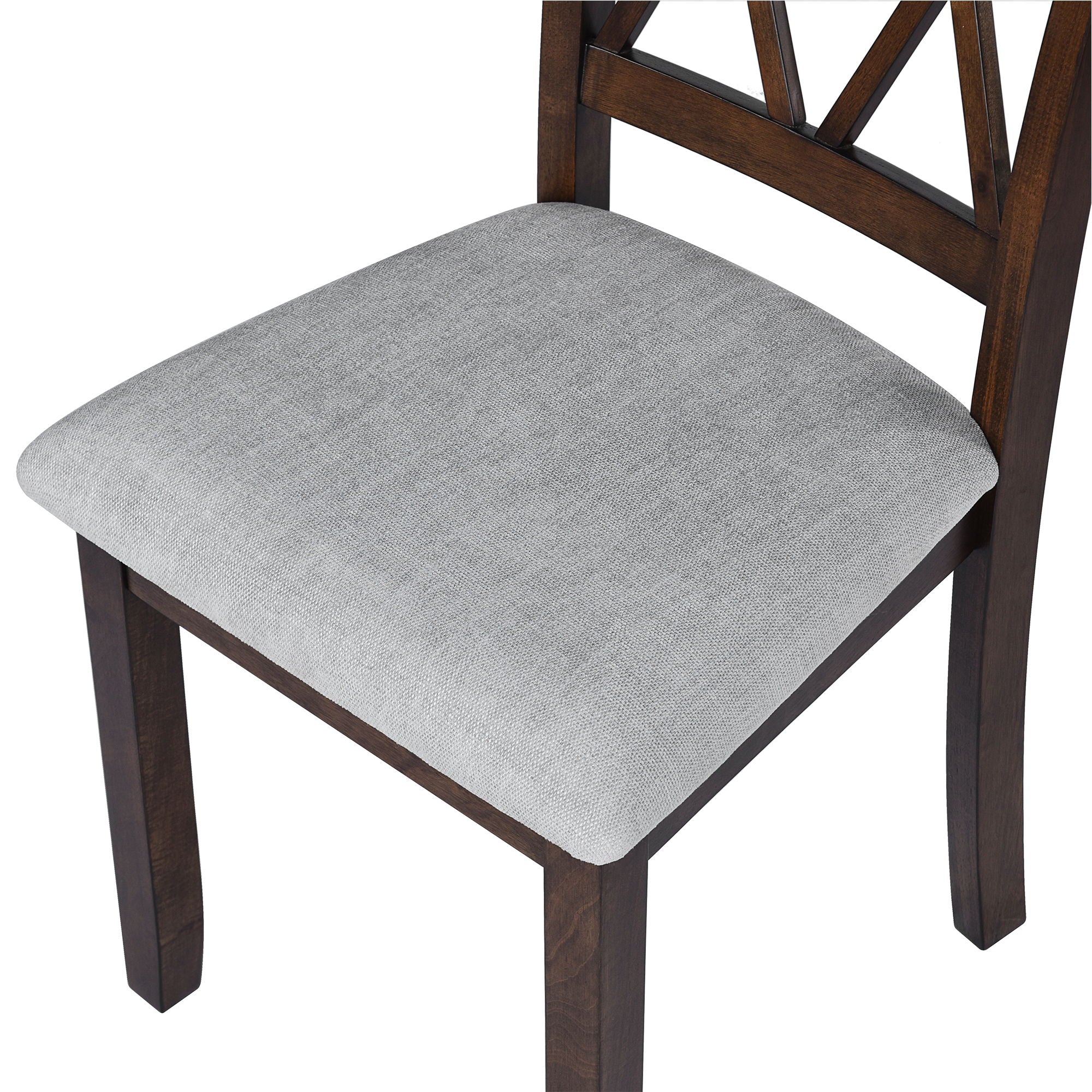 3 Piece Kitchen Dining Set With Drop Leaf Dining Table And 2 Dining Upholstered Chairs, Dining Room Set For Small Places - Brown - Best Buy Furniture