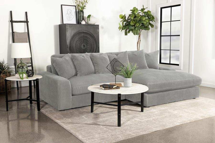 Blaine - Upholstered Reversible Chaise Sectional Sofa - Best Buy Furniture