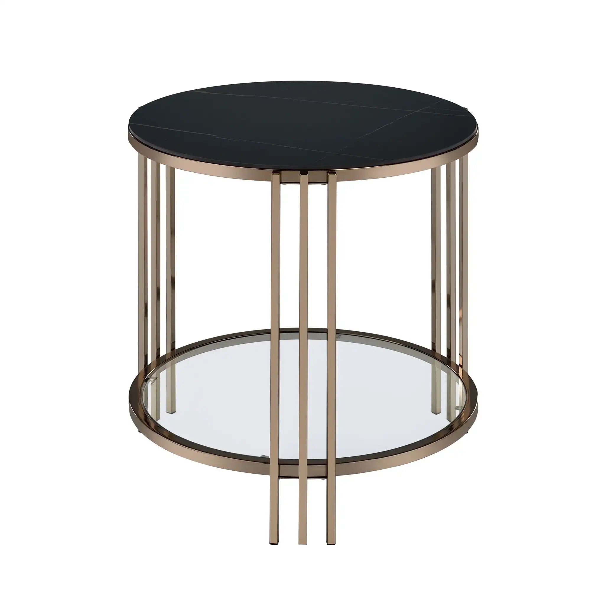 Abisha - Sintered Stone Top Round Table
