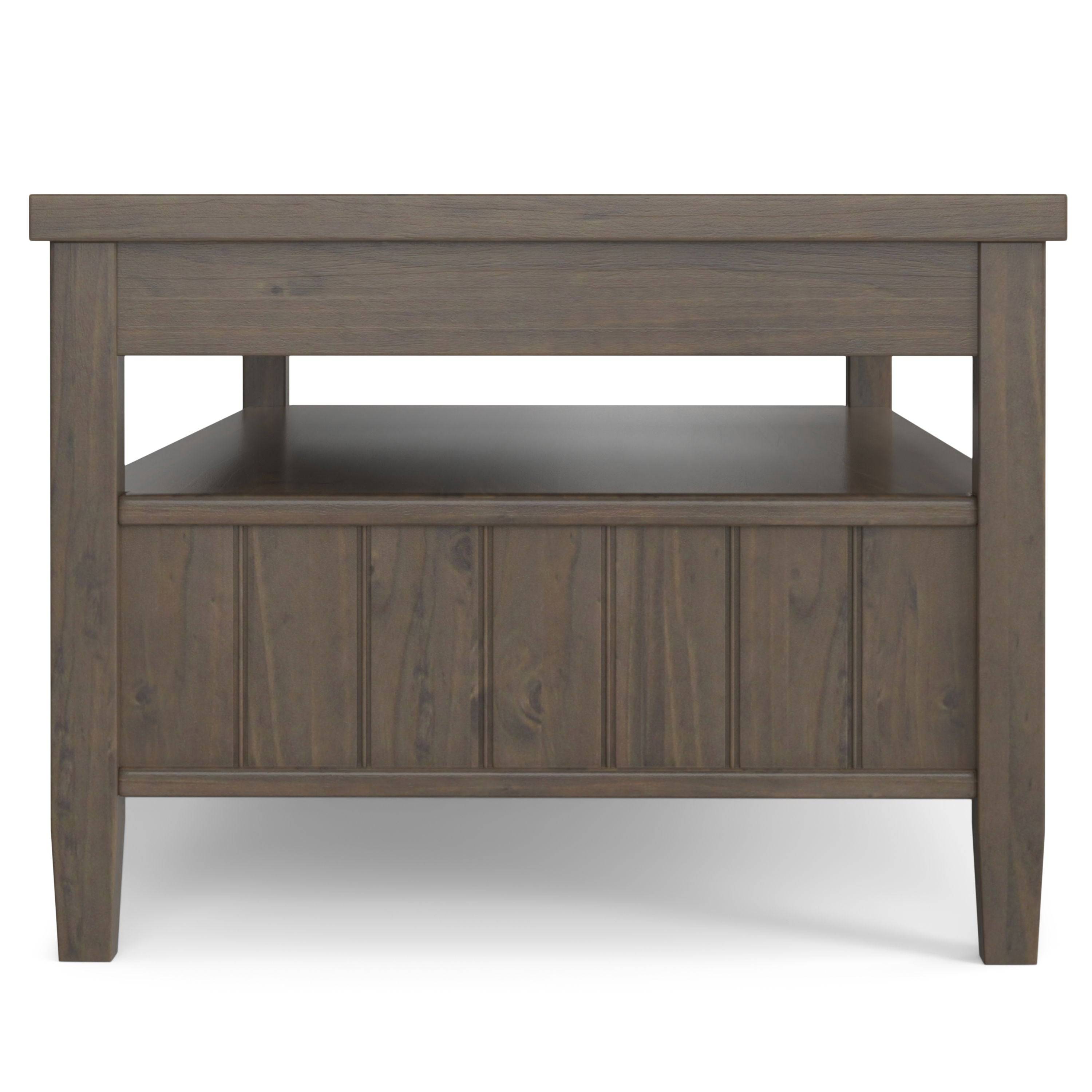 Lev - Lift Top Coffee Table - Smoky Brown - Best Buy Furniture