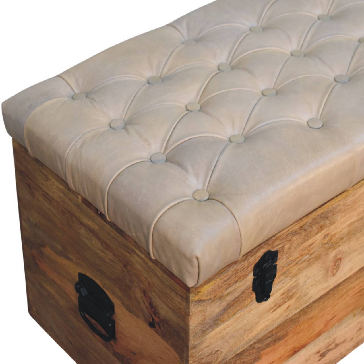 Buffalo - Leather Storage Trunk