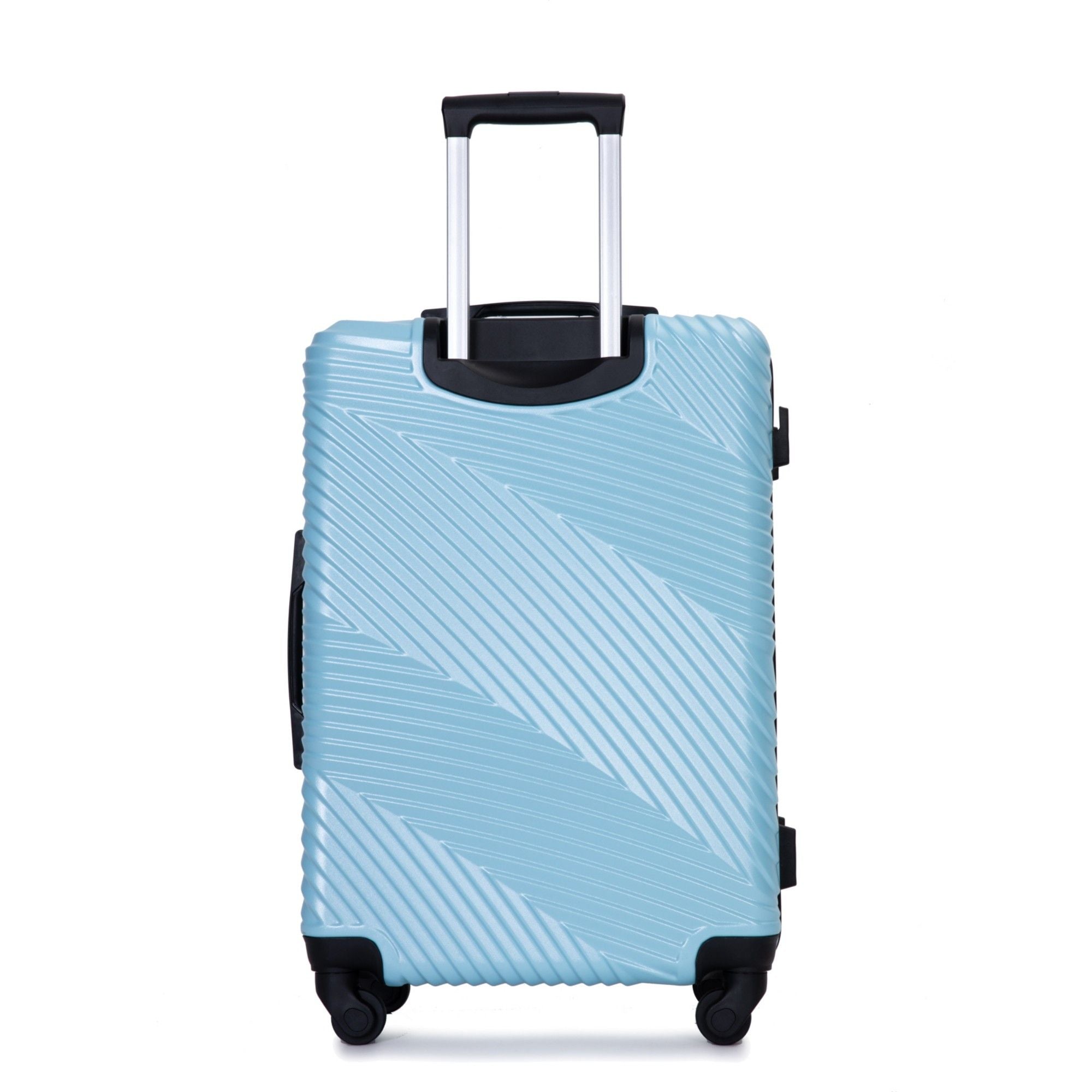3 Piece Luggage Sets Lightweight Suitcase With Two Hooks, Spinner Wheels,
