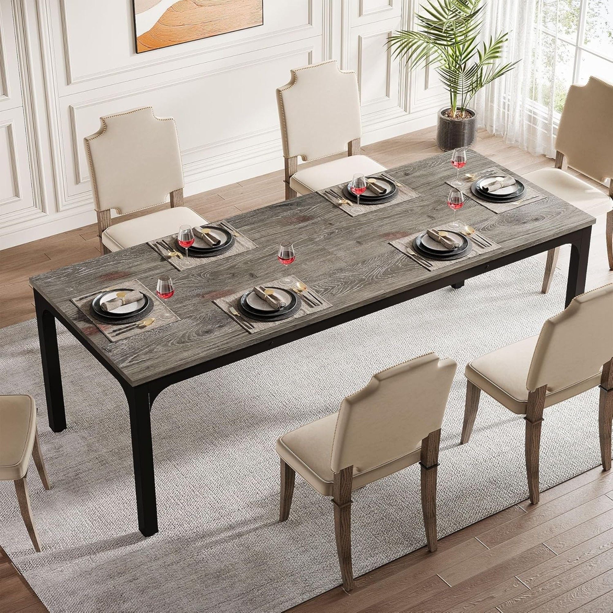 Rectangle Dining Table For 6 - 8 People