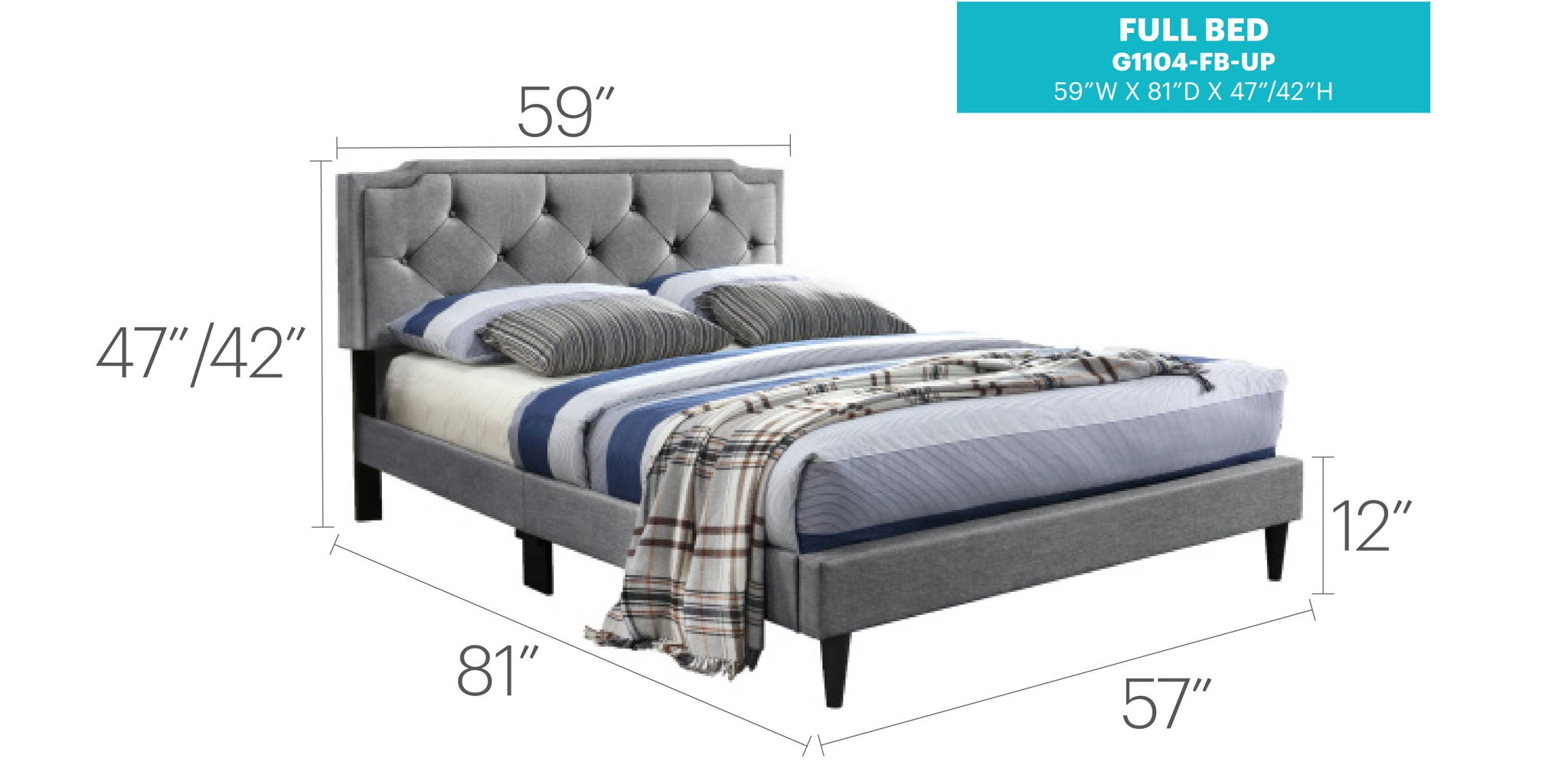 Button Tufted Bed Charming For Cozy Spaces