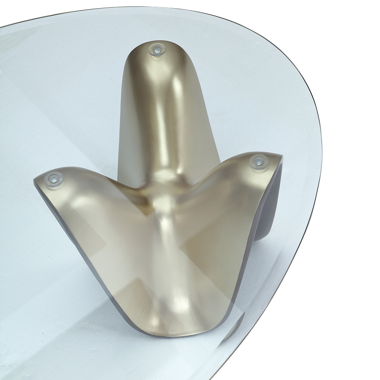 Houston - Cocktail Table - Brushed Gold - Best Buy Furniture