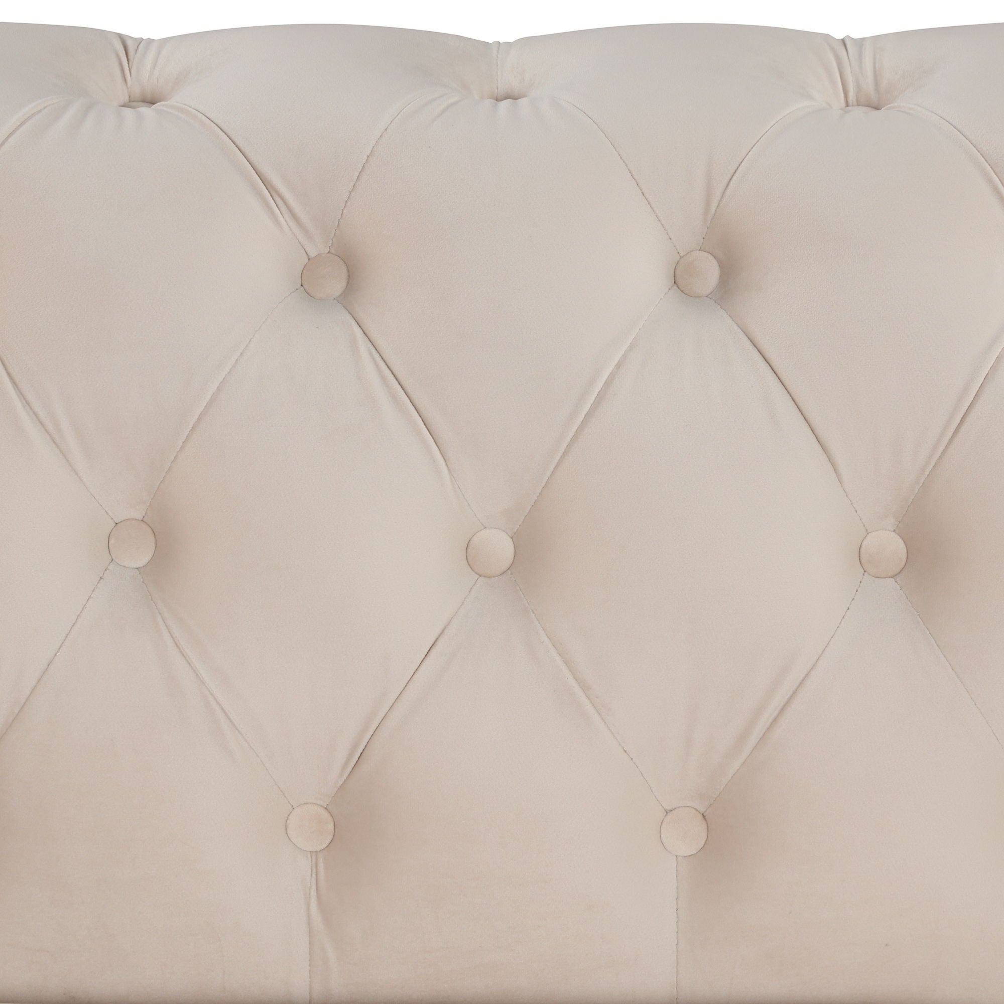 Upholstered Loveseat Sofa With Thick Removable Seat Cushion