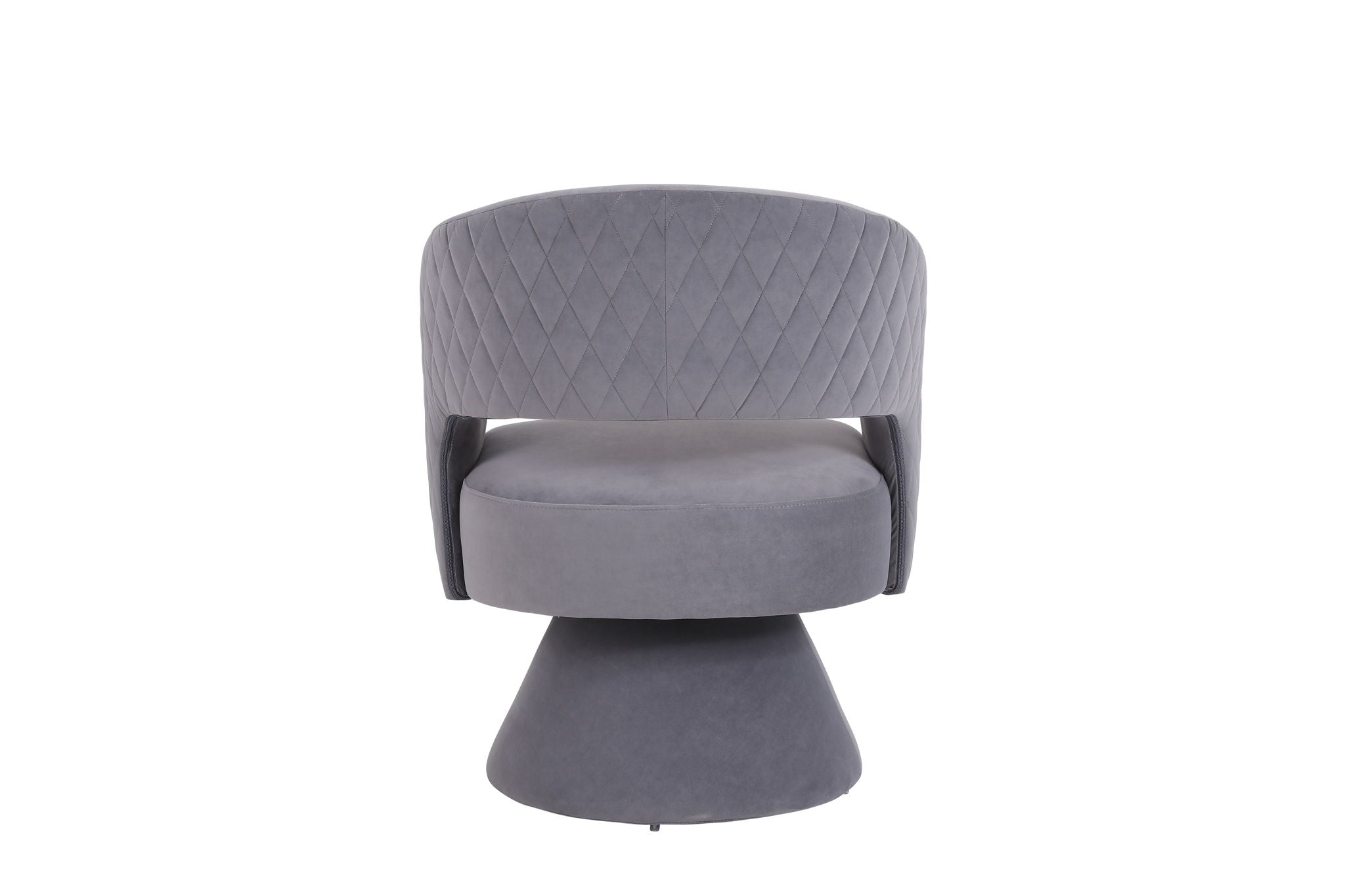 Round Barrel Swivel Accent Chair Armchair For Living Room