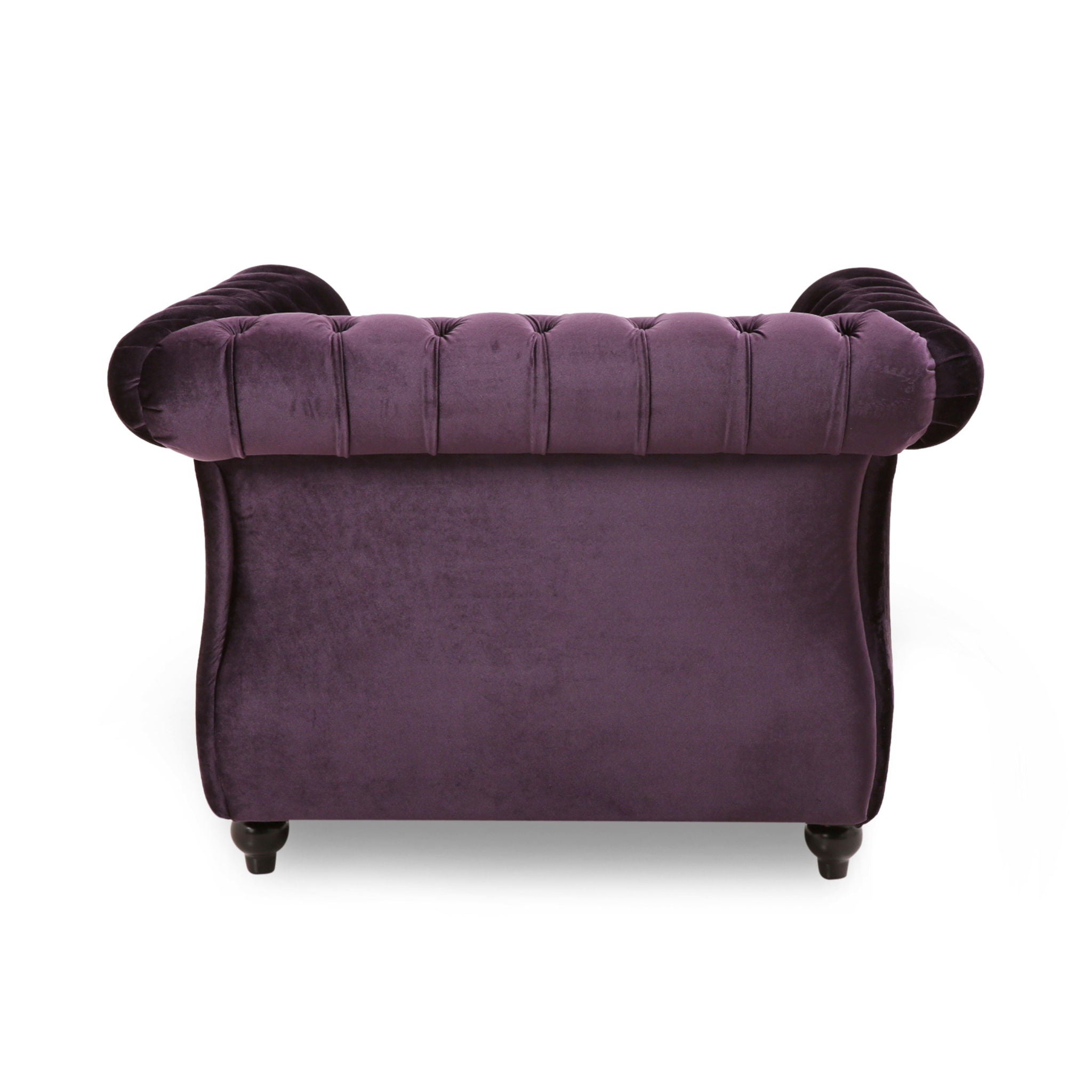 Nexuson - Upholstered Chesterfield Chair With Deep Tufted And Nailhead Trim