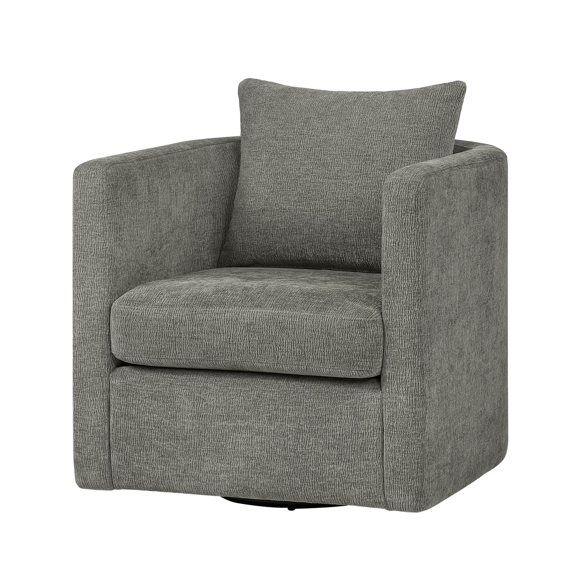 Sutton - Swivel Barrel Chair - Best Buy Furniture