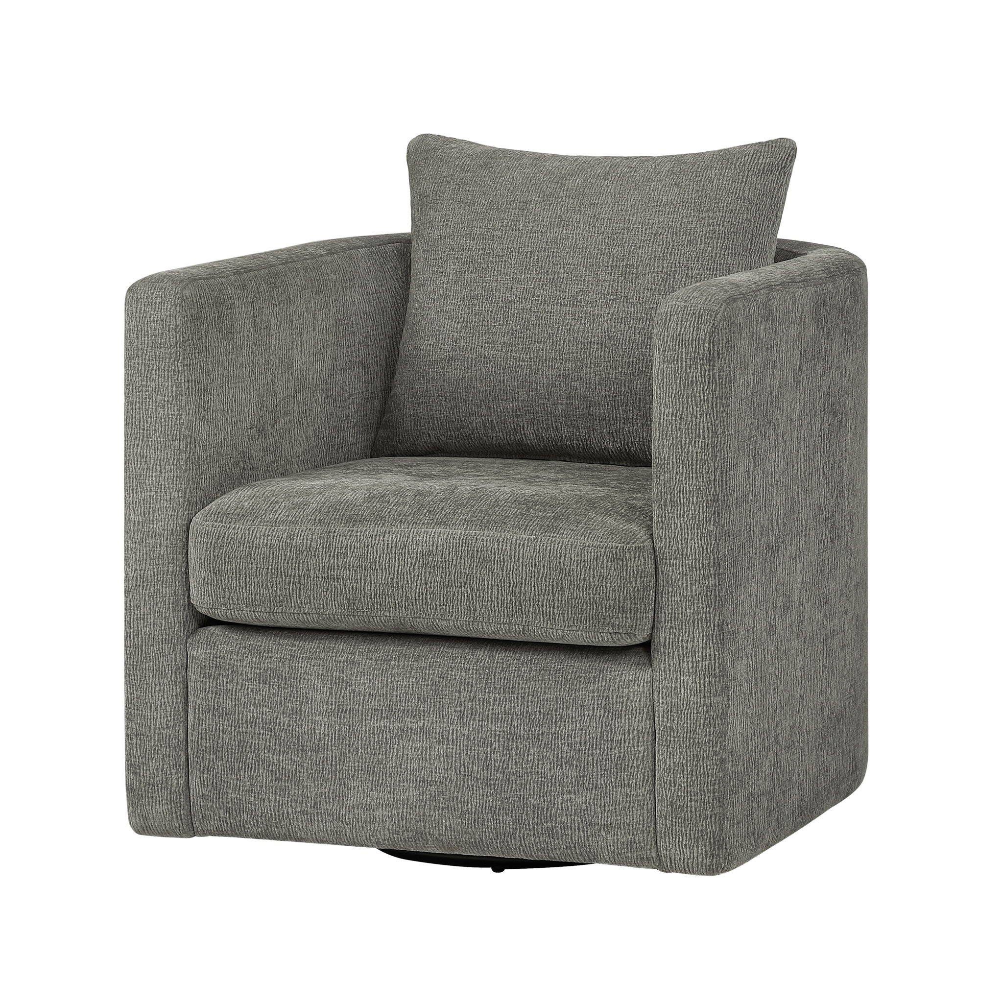 Sutton - Swivel Barrel Chair - Best Buy Furniture