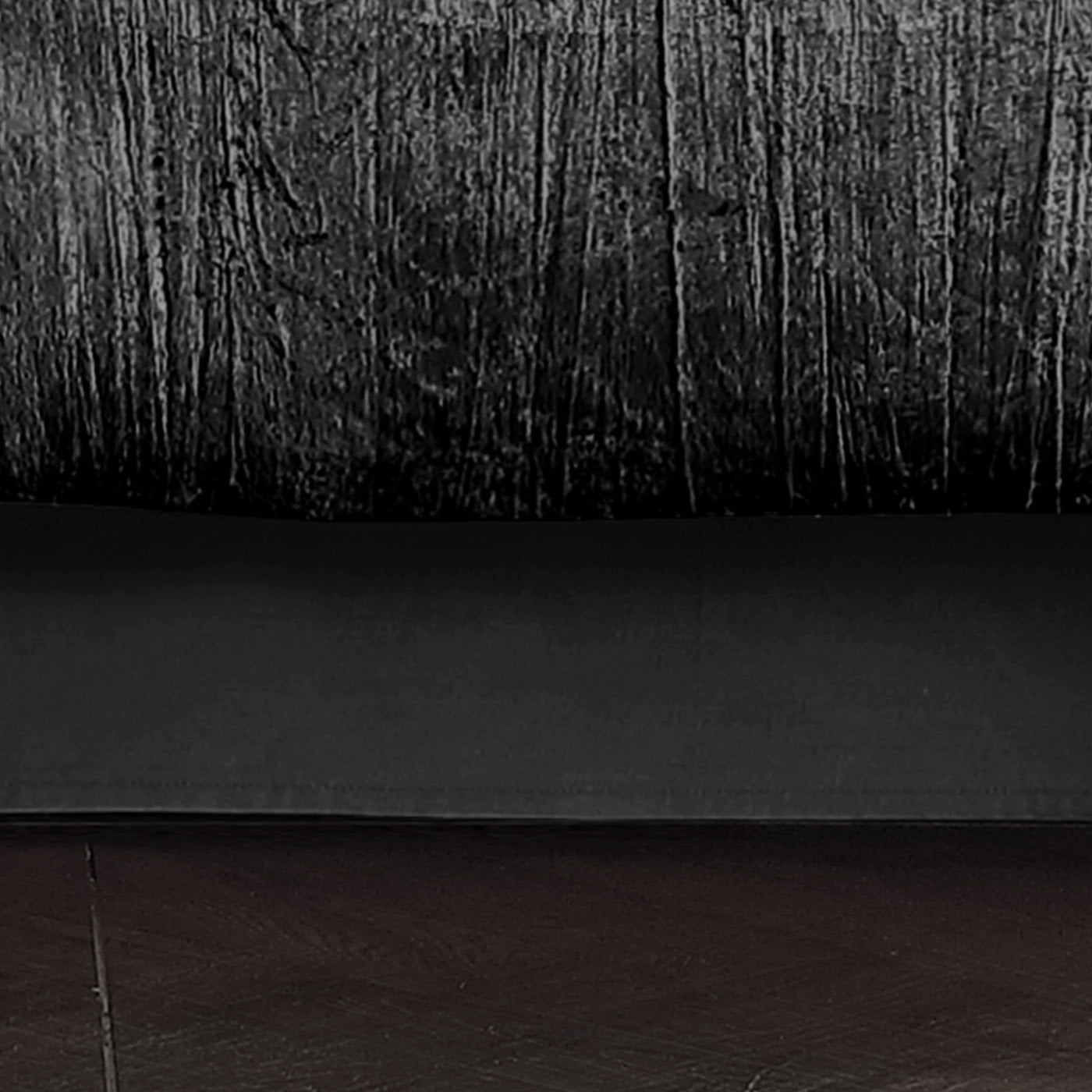 Turin 7 Piece Charcoal Crinkle Velvet Comforter Ensemble