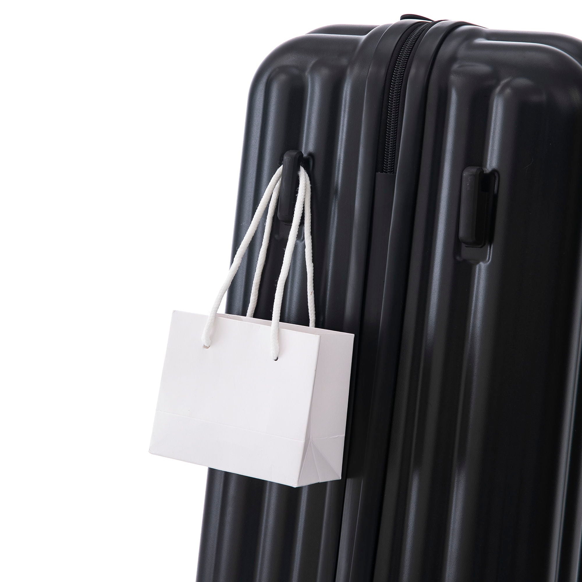 20" / 24" / 28" 3 Pieces / Set Spinner Wheel Luggage, Carry On Suitcase, With Cup Holder & USB Port & Phone Holder