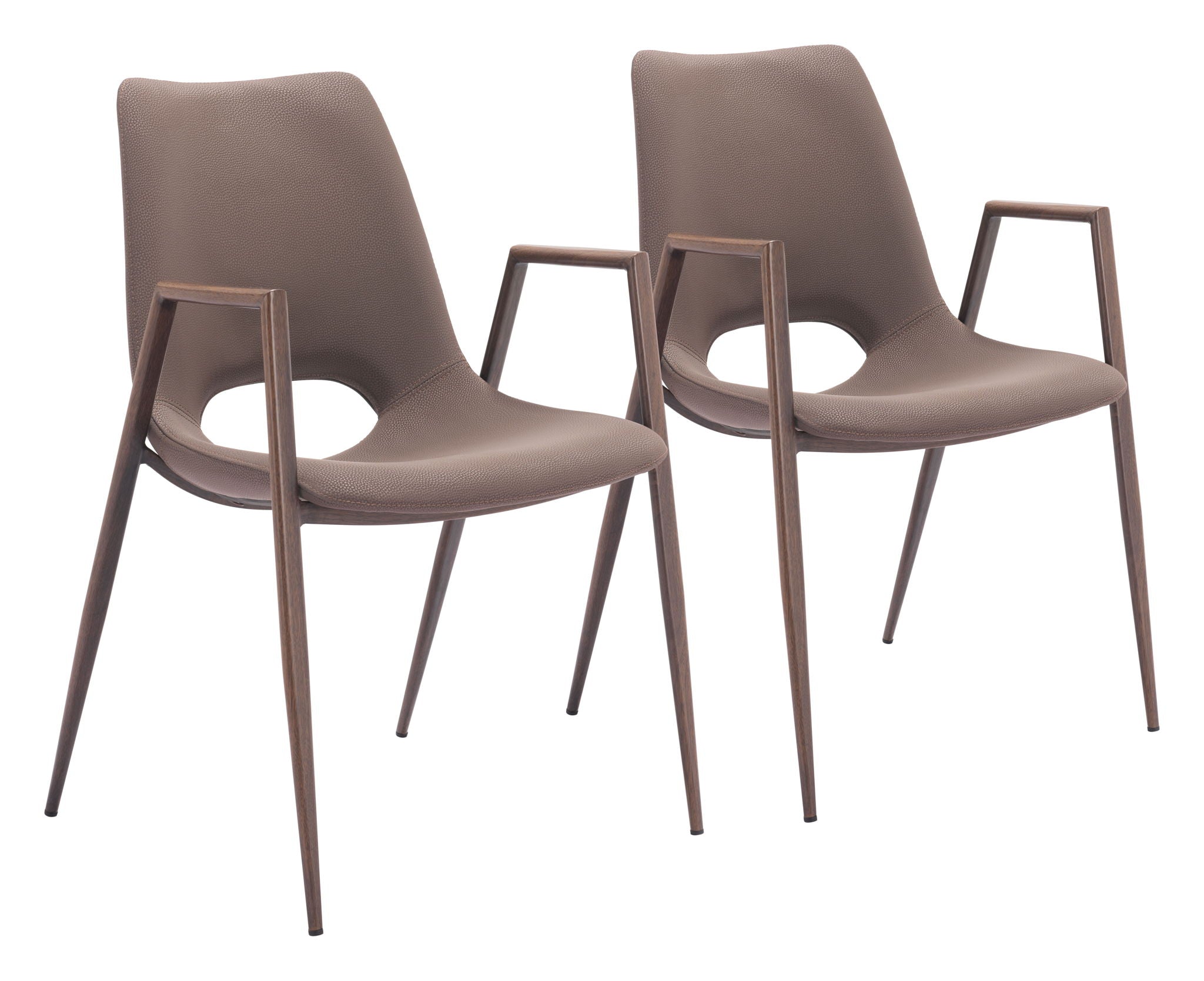 Desi - Dining Chair Walnut Legs (Set of 2)