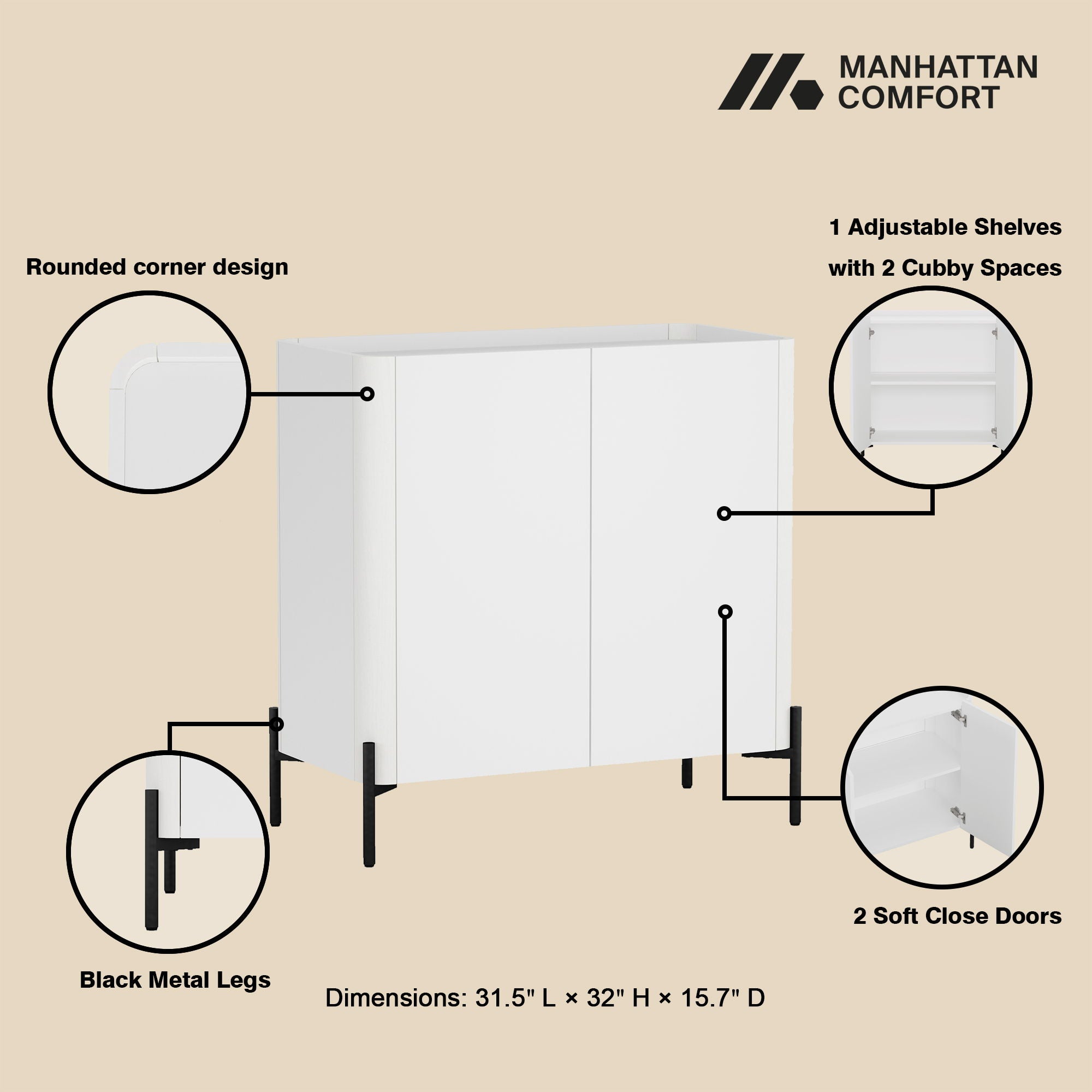 Abbey - Accent Cabinet