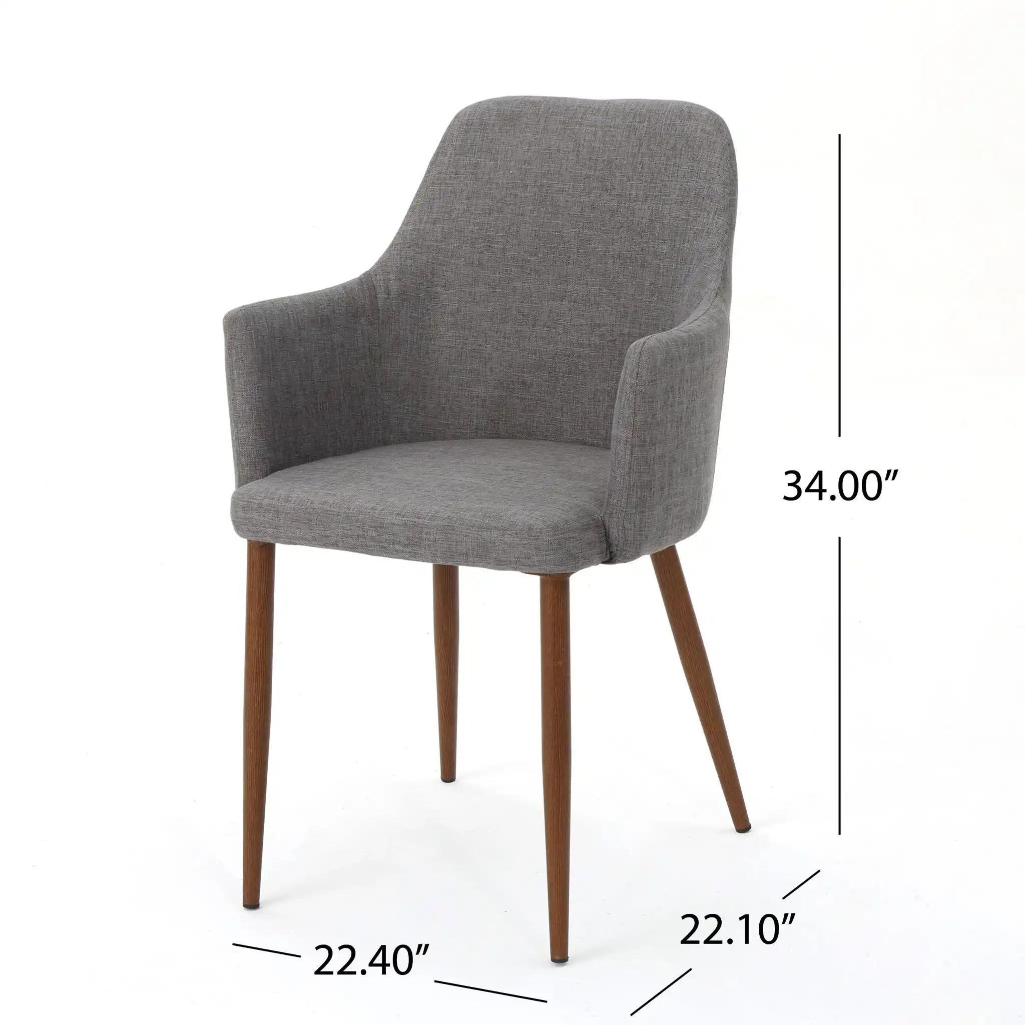 Elegant Dining Chair With Contoured Support