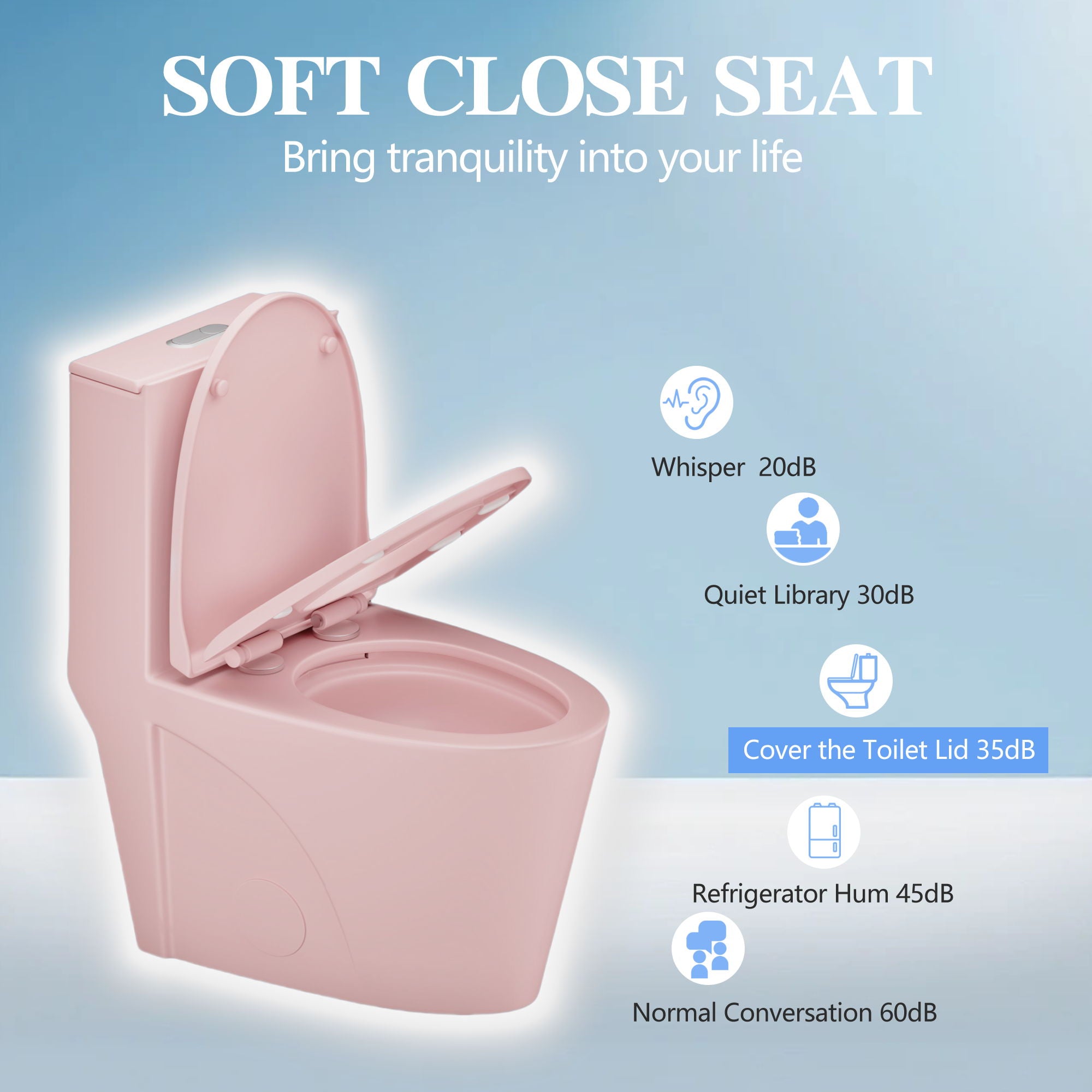 1.1 / 1.60 Gpf Dual-Flush One Piece Toilet, Water-Saving Elongated Comfort Height Floor Mounted, Soft Close 1000 Gram Map Flushing Score Toilet 23T01-Rs - Rose - Best Buy Furniture
