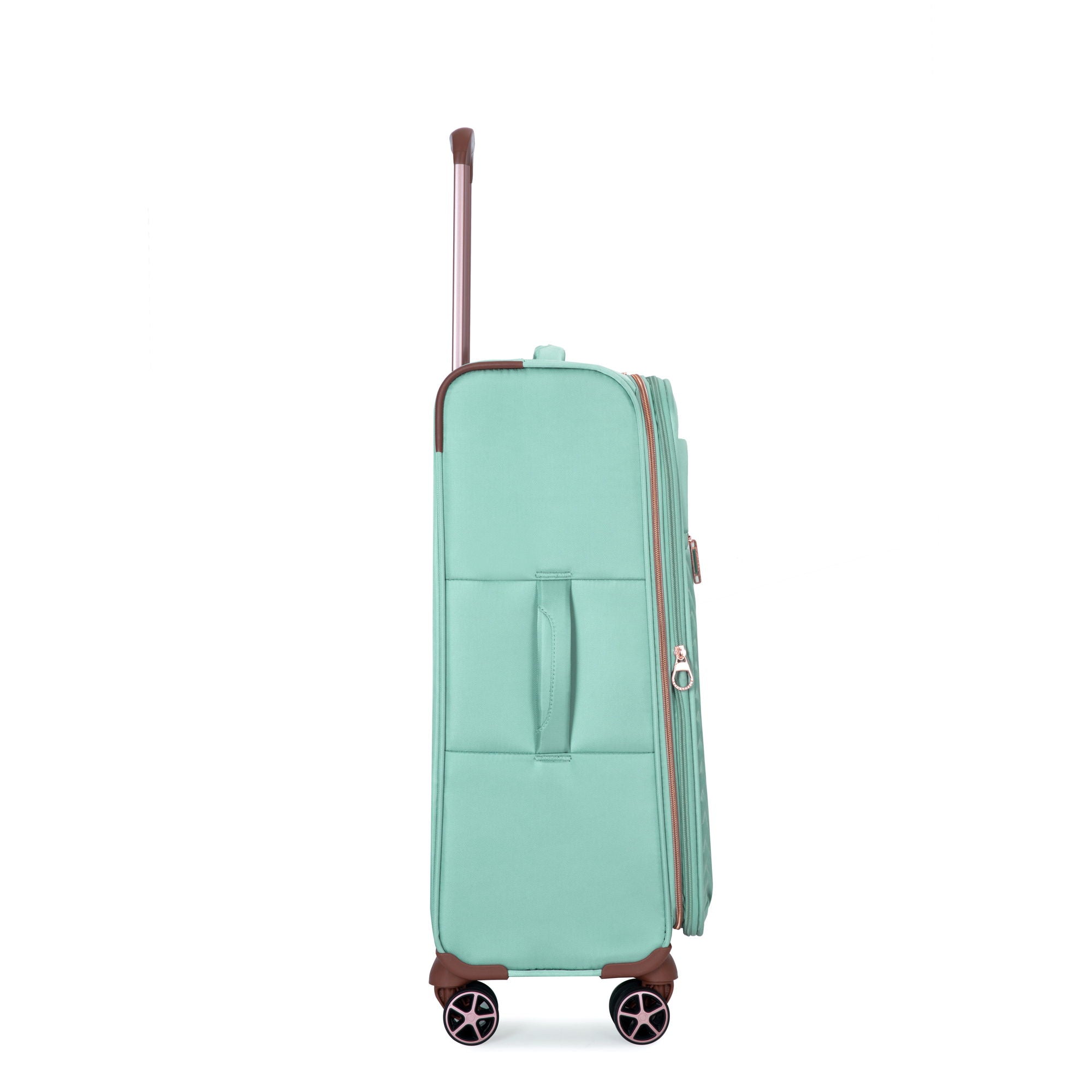 4 Piece Set, Softshell Suitcase Spinner Wheels Terylene Luggage Sets