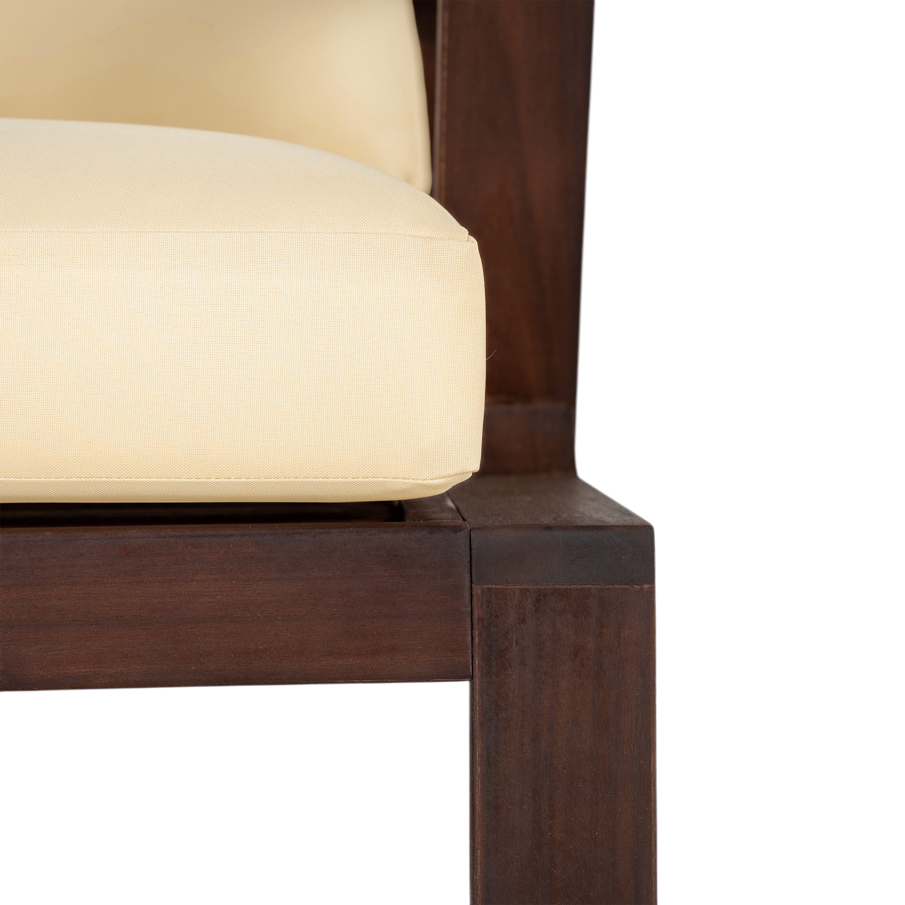 4-Piece Outdoor Sofa Set with Cushions and Coffee Table