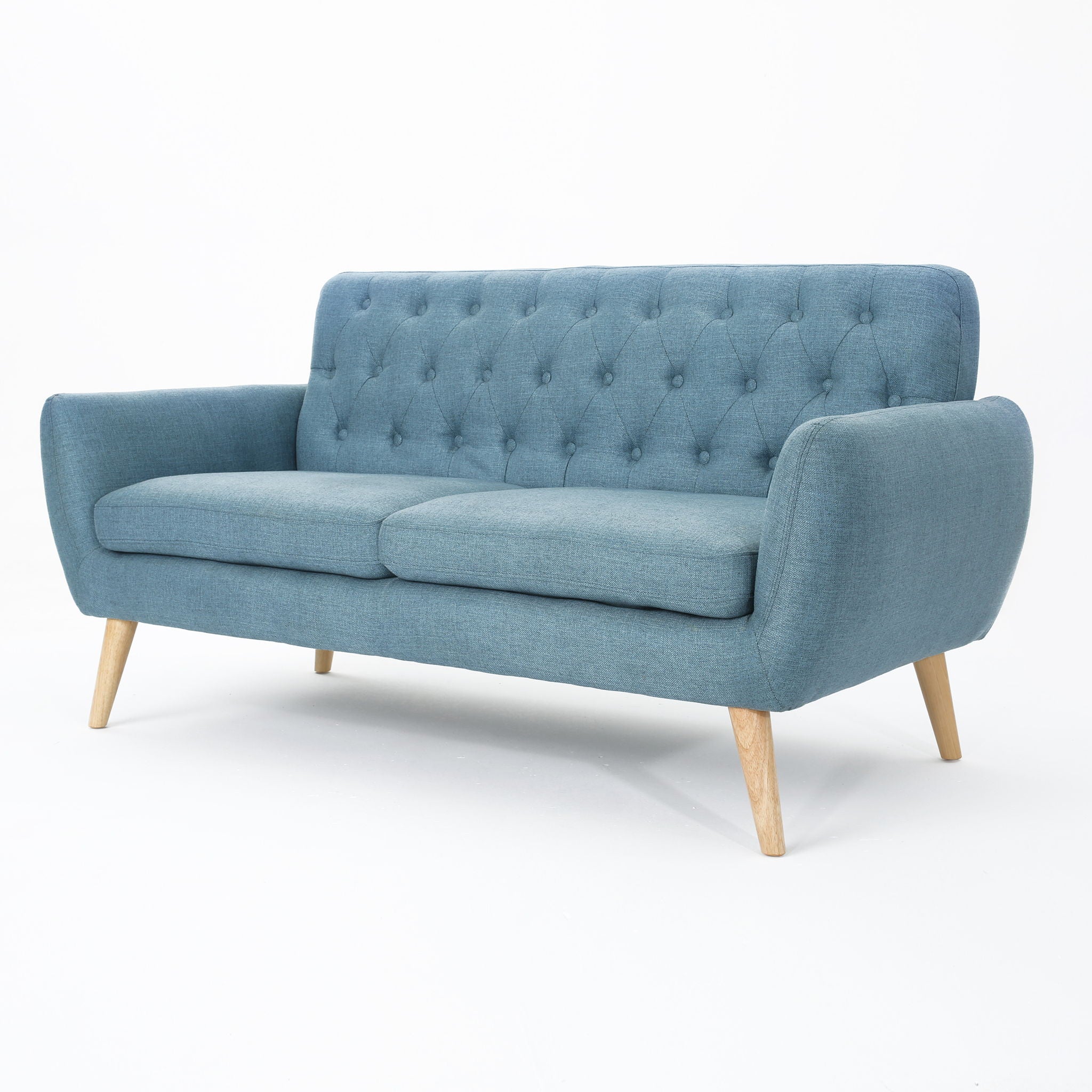 Mid - Century Tufted Loveseat