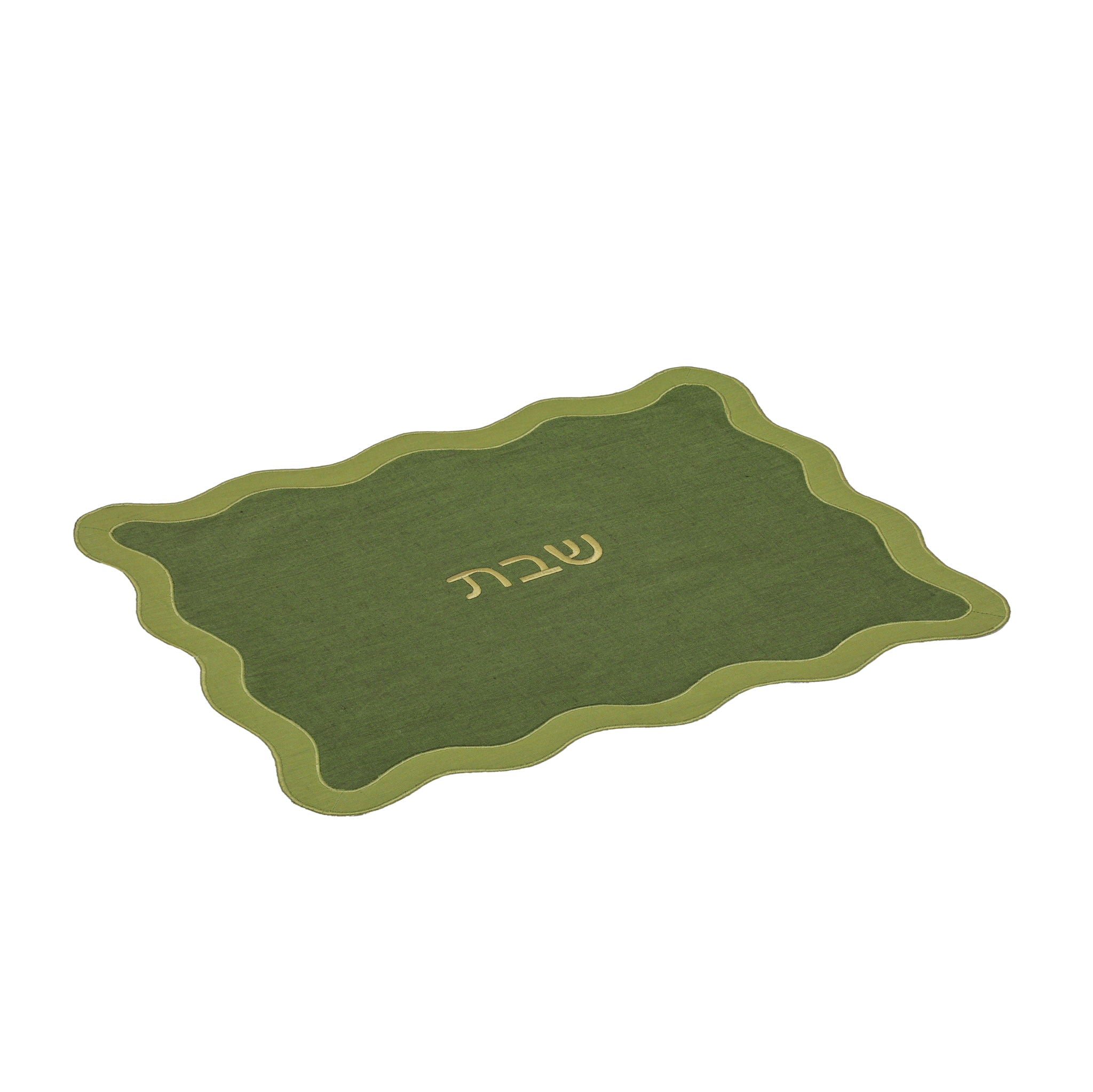 Organic Cotton / Linen Wavy Challah Cover
