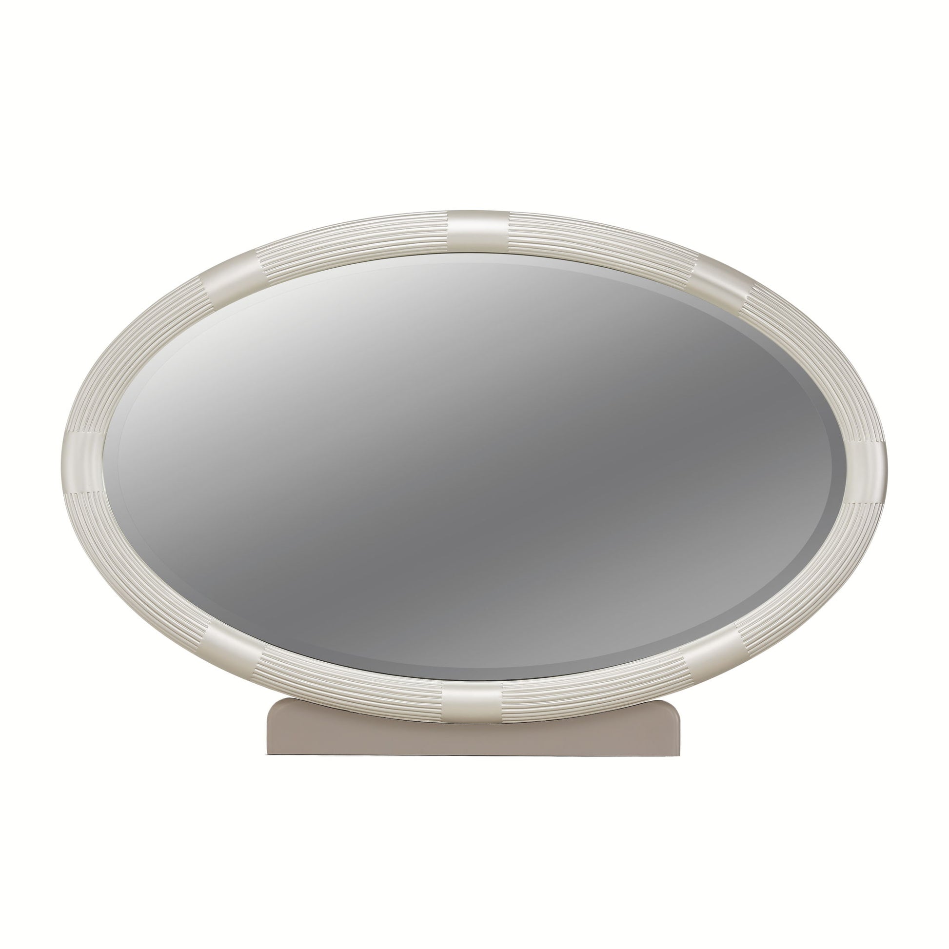 Lanterna - Dresser Mirror - Silver Mist - Best Buy Furniture