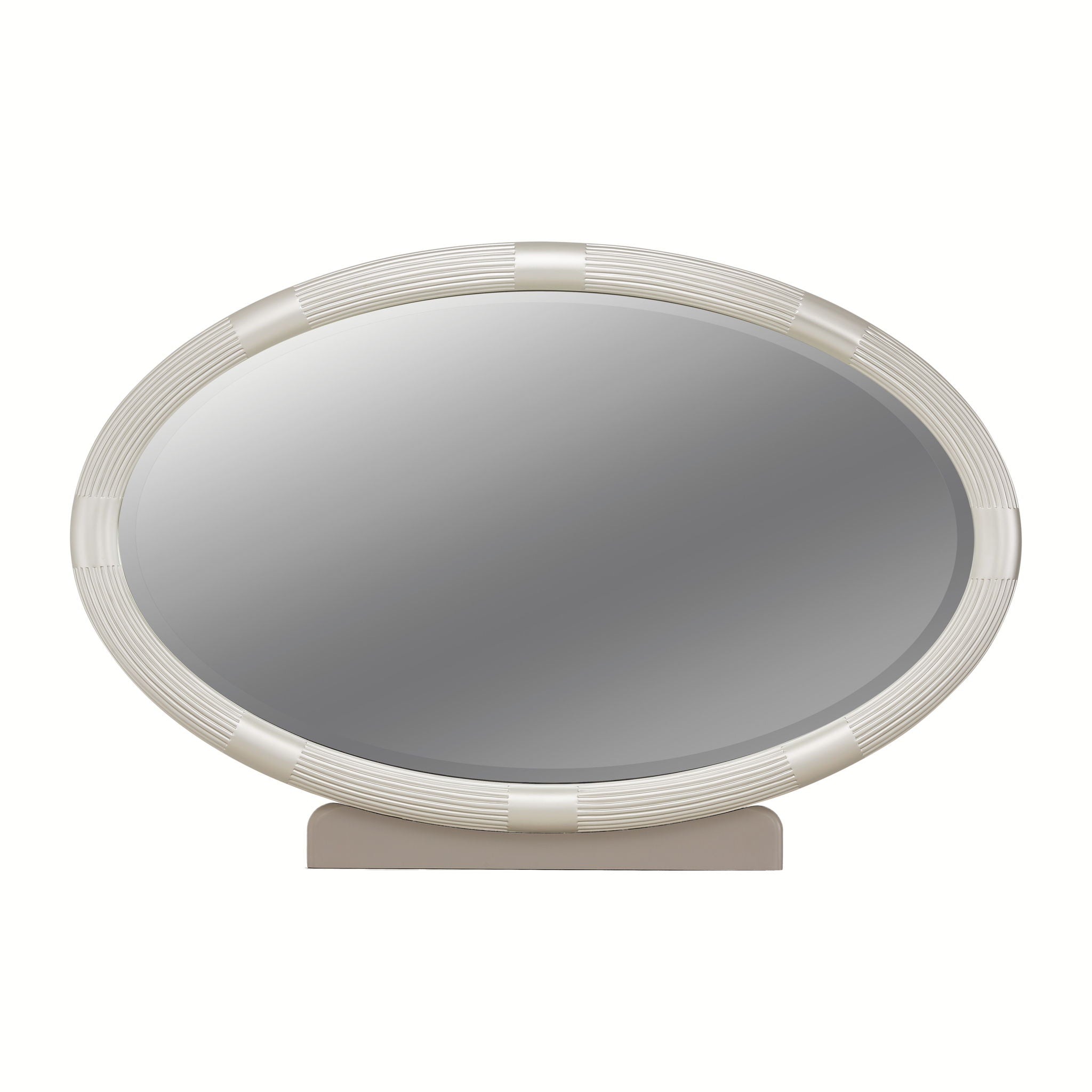 Lanterna - Dresser Mirror - Silver Mist - Best Buy Furniture