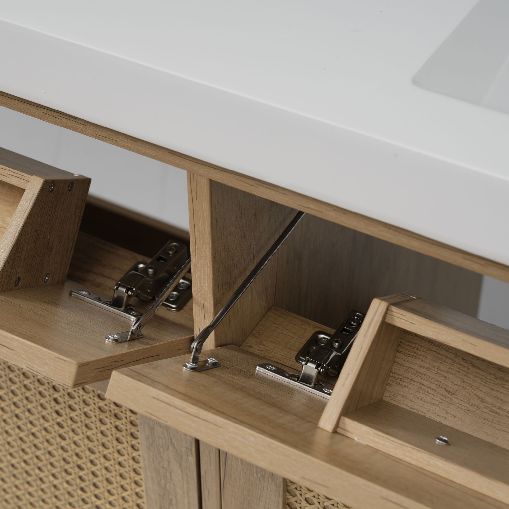 Bathroom Vanity With Double Sink, Large Storage Space