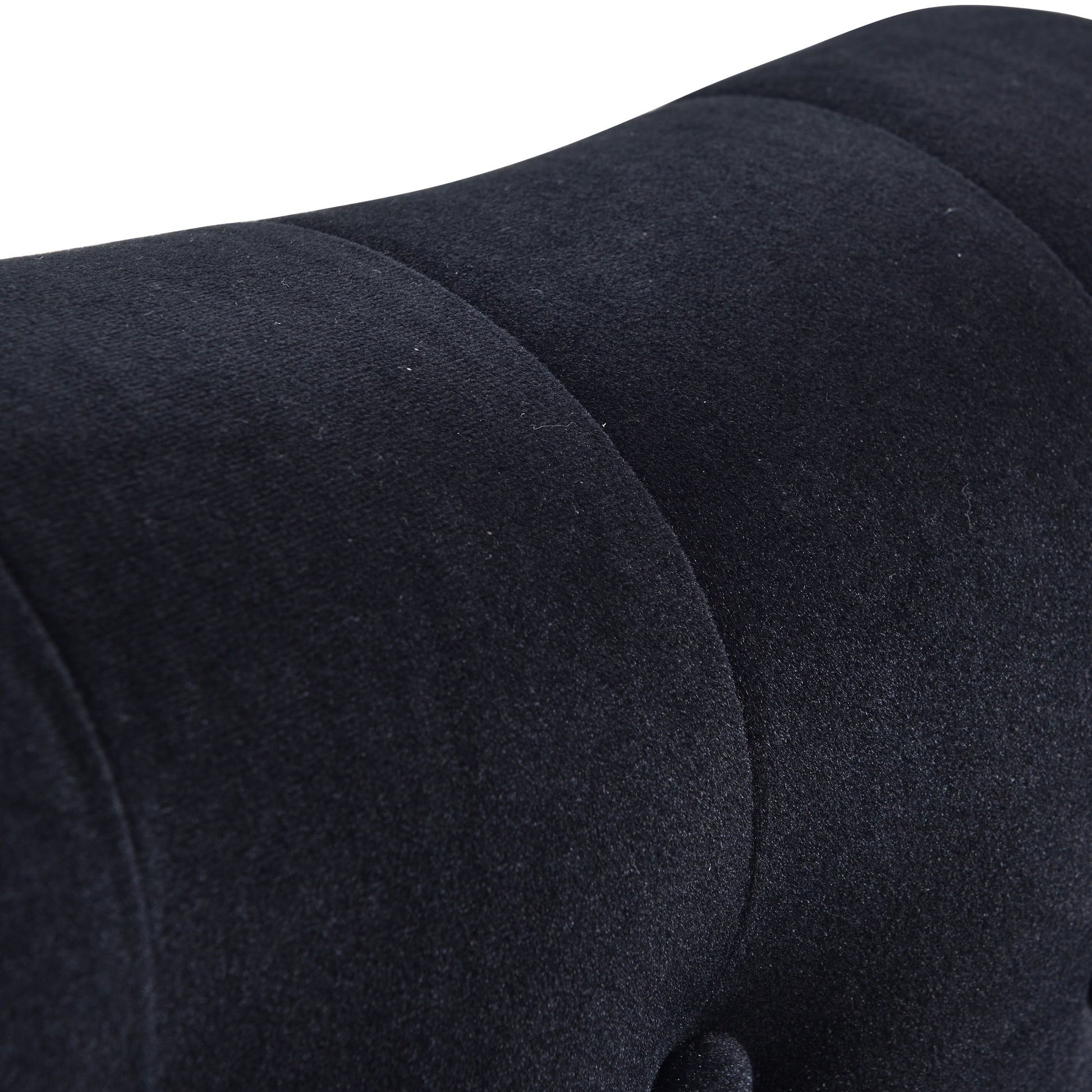 Velvet Chaise Lounge, Button Tufted Right Arm Facing Lounge Chair With Nailhead Trim For Living Room - Black - Best Buy Furniture