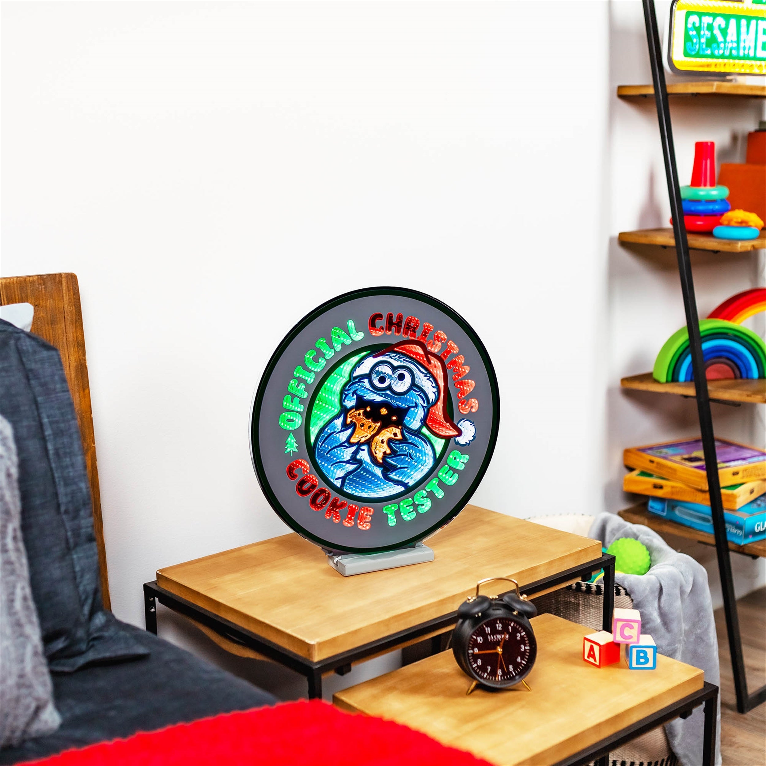 Sesame Street Holiday Cookie Sign Ekkolight 16"H