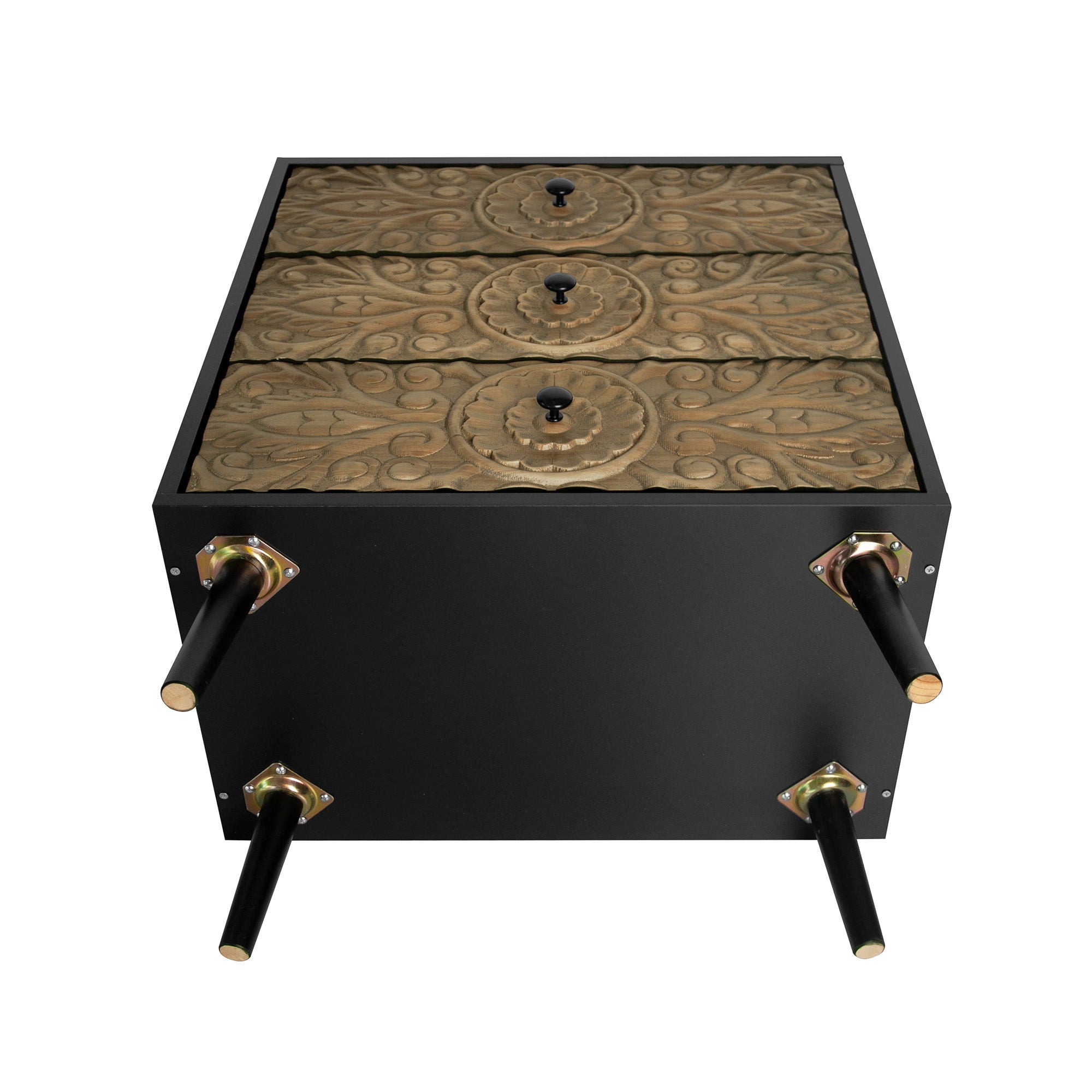 3 Drawer Cabinet, Suitable For Bedroom - Black - Best Buy Furniture