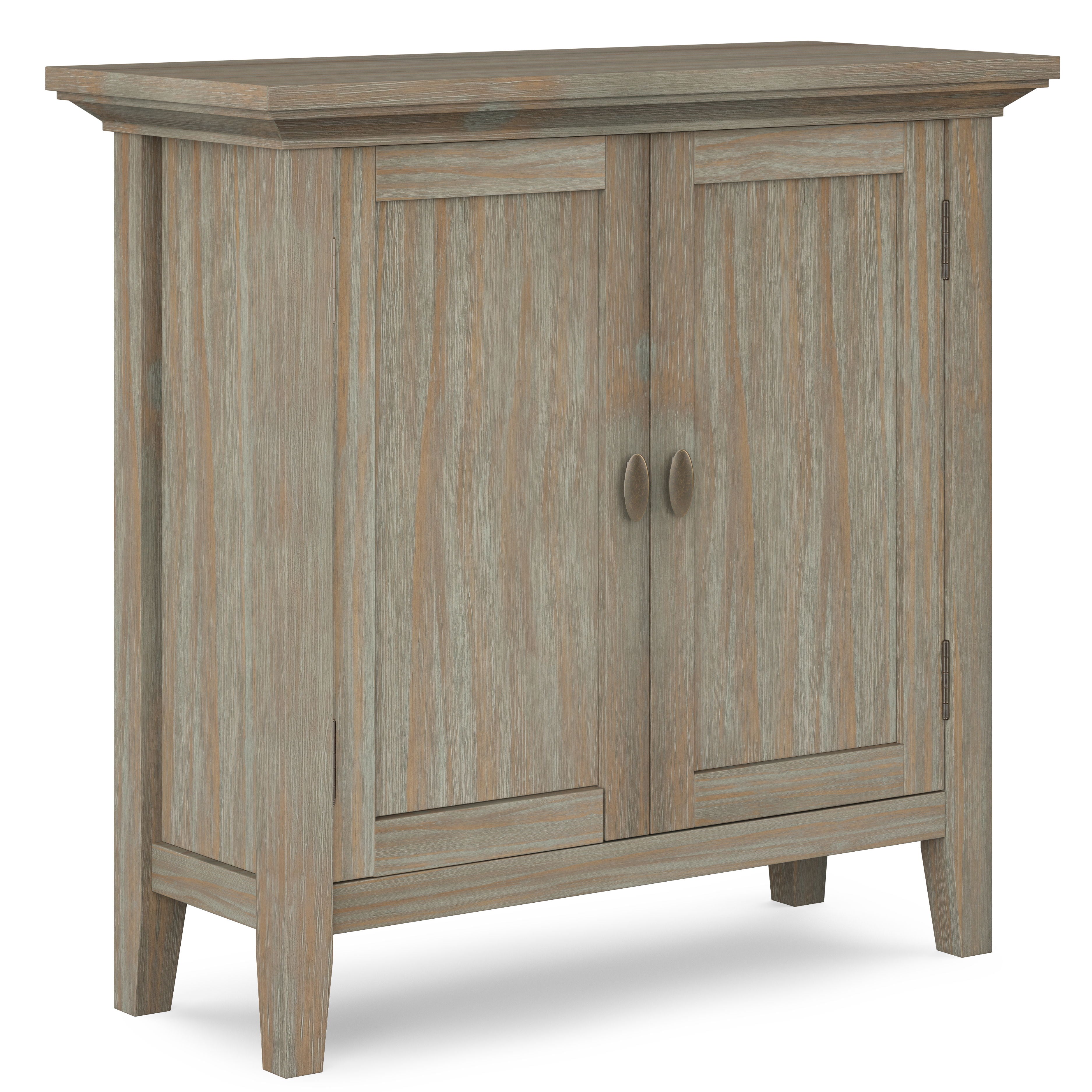 Redmond - Handcrafted Low Storage Cabinet - Best Buy Furniture