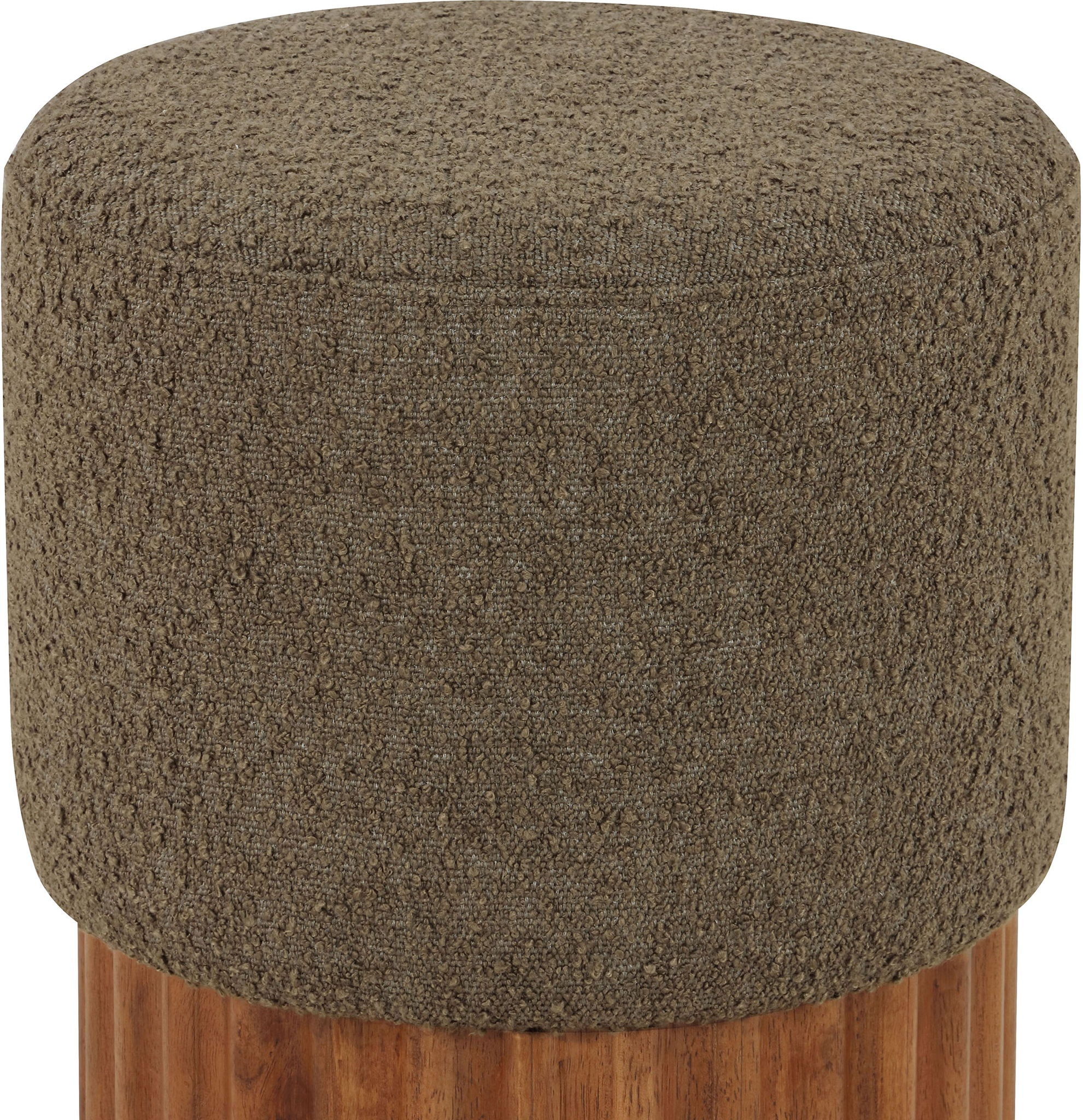 Veranda - Ottoman / Stool With Brown Base - Best Buy Furniture