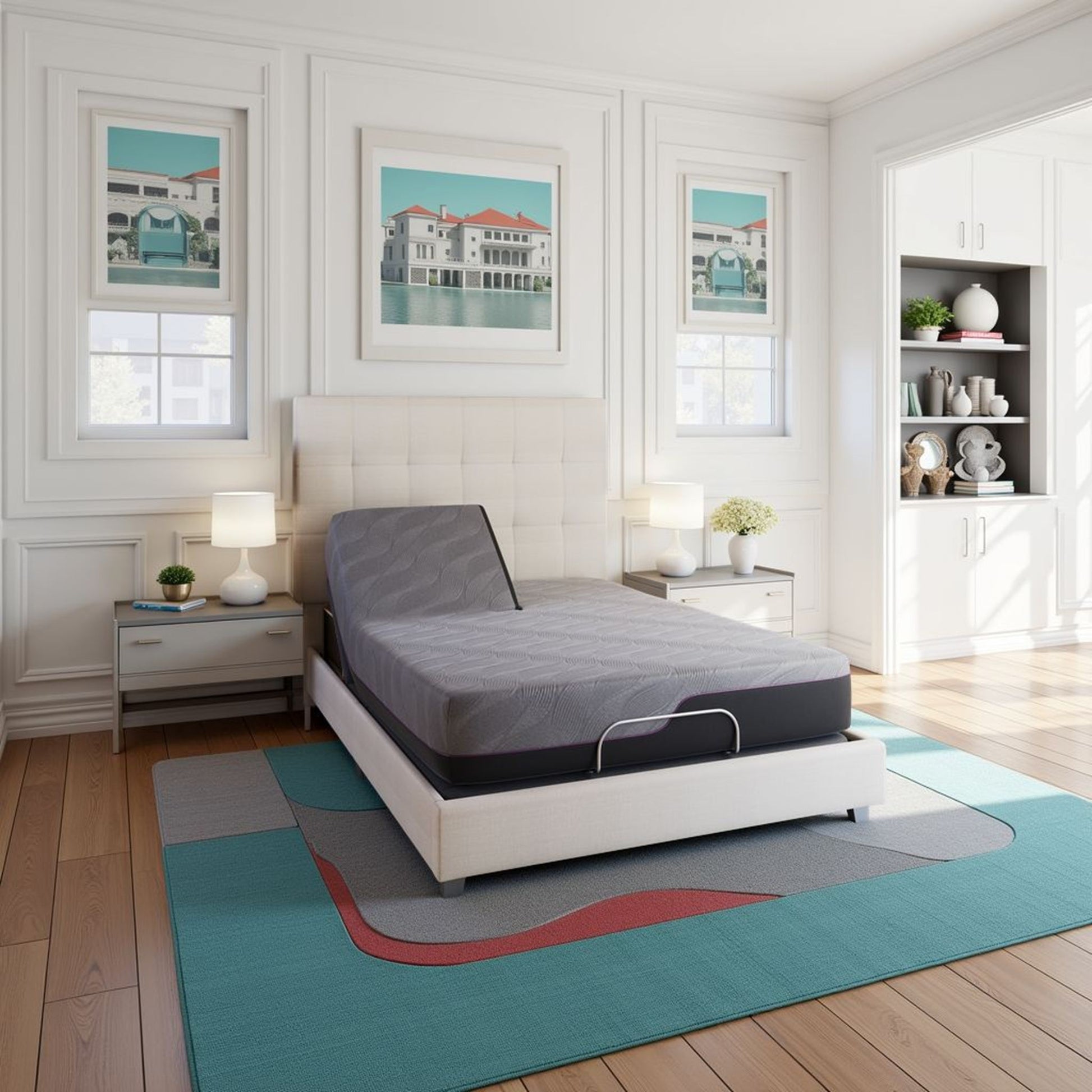 Renew - 11" King Size Flex Head Cooling Gelcare Memory Foam Mattress - Gray - Best Buy Furniture