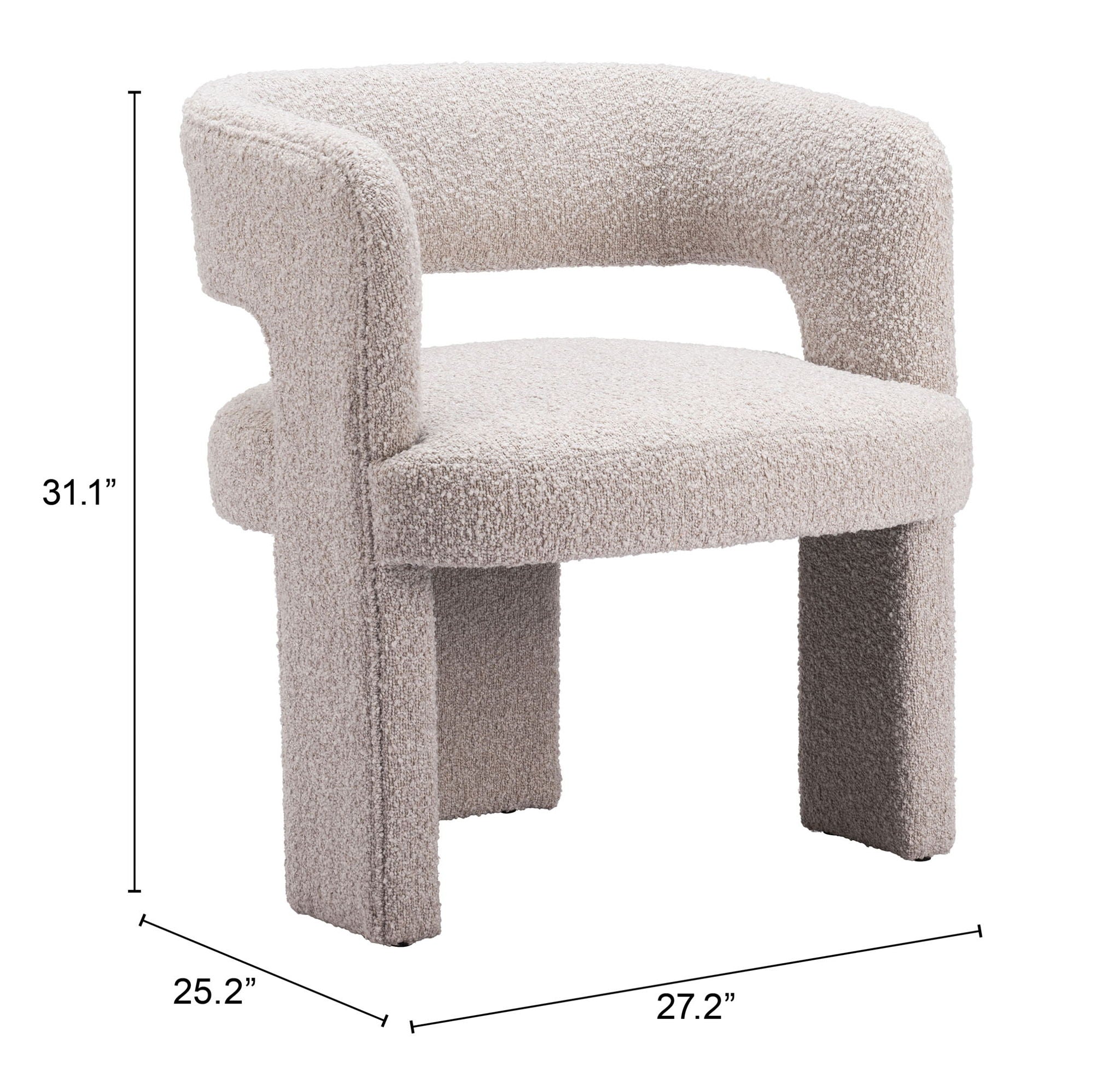Java - Accent Chair - Sandy Beige