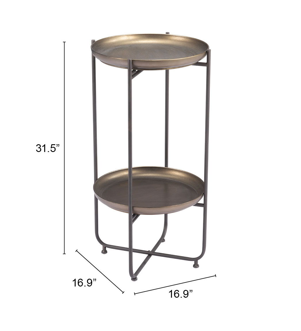 Bronson - Accent Table - Bronze