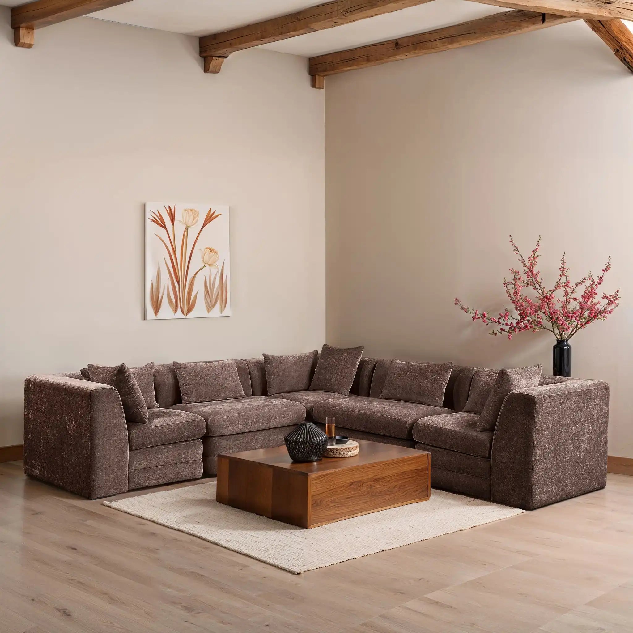 Stellar - 5 Piece Upholstered Modular Sectional