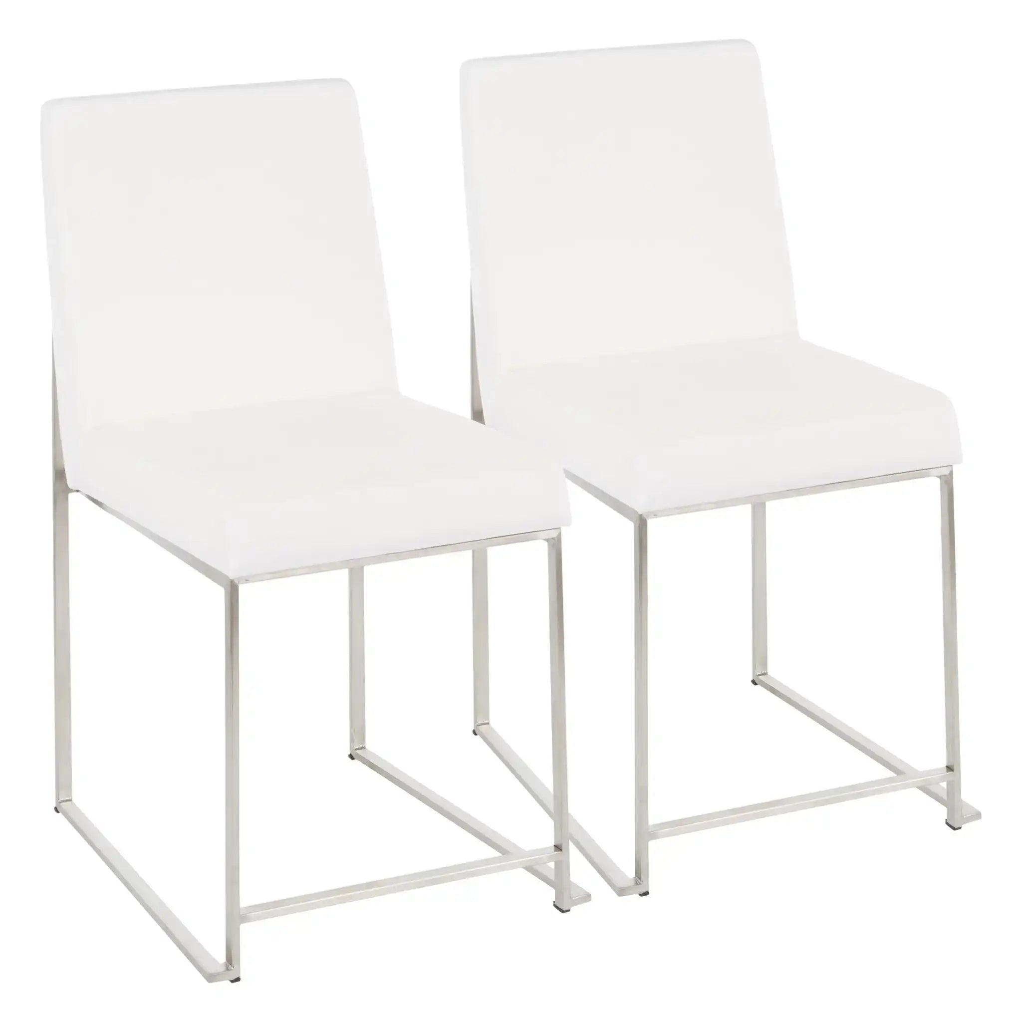 Fuji - Contemporary Modern Elegance High Back Dining Chair (Set of 2)