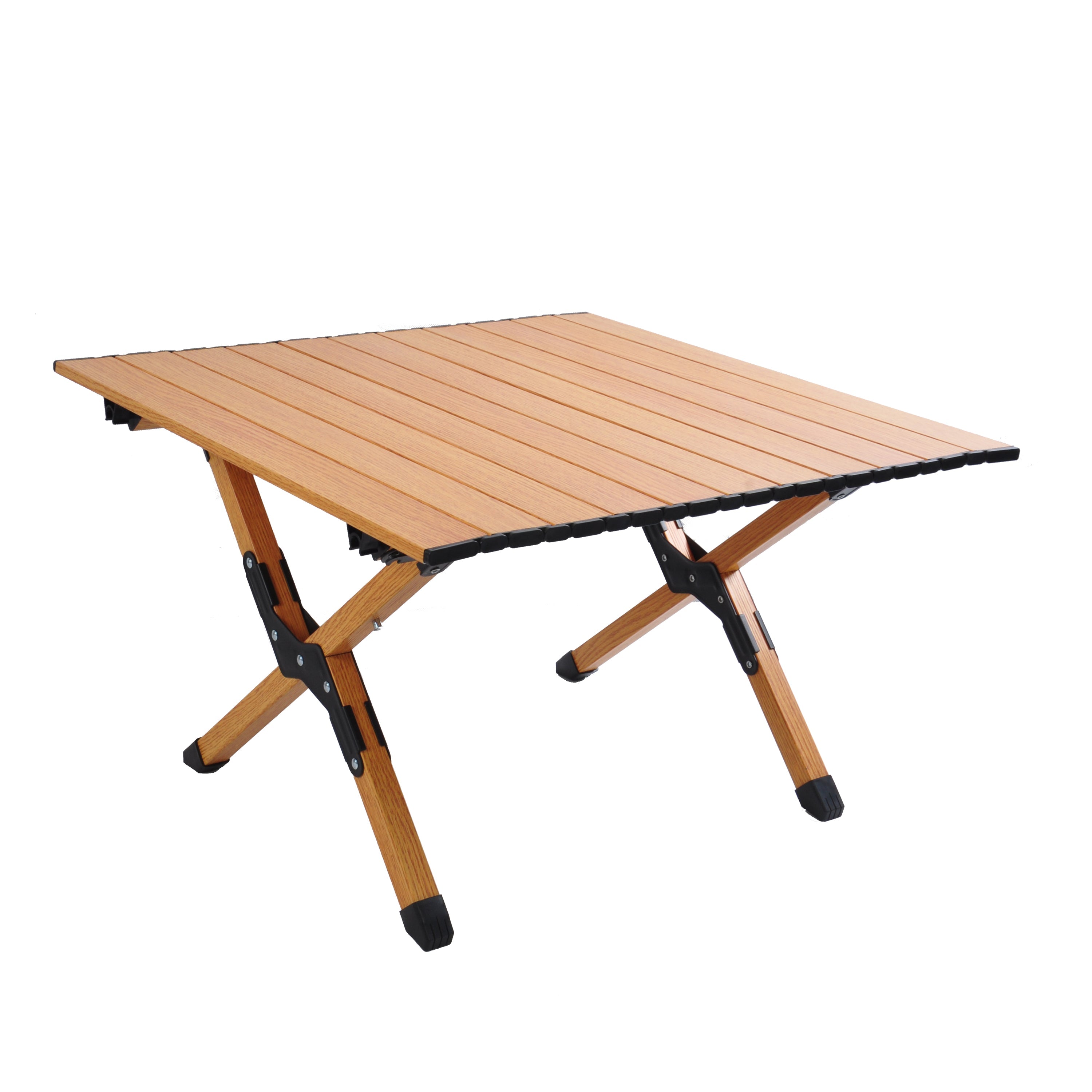 Portable picnic table, rollable aluminum alloy table top with folding solid X-shaped frame ZB1001MW - Best Buy Furniture