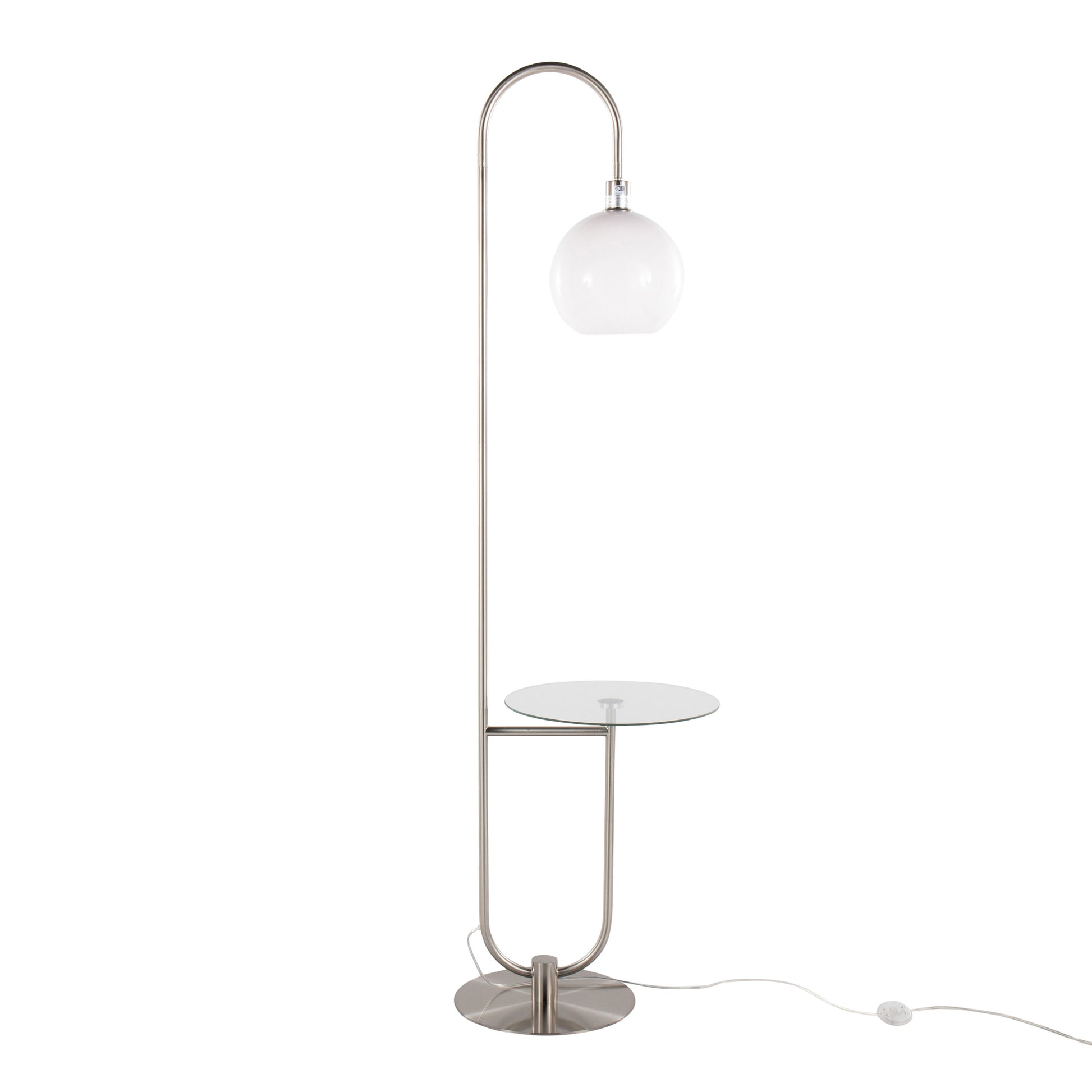 Trombone - Contemporary / Glam Floor Lamp - Best Buy Furniture