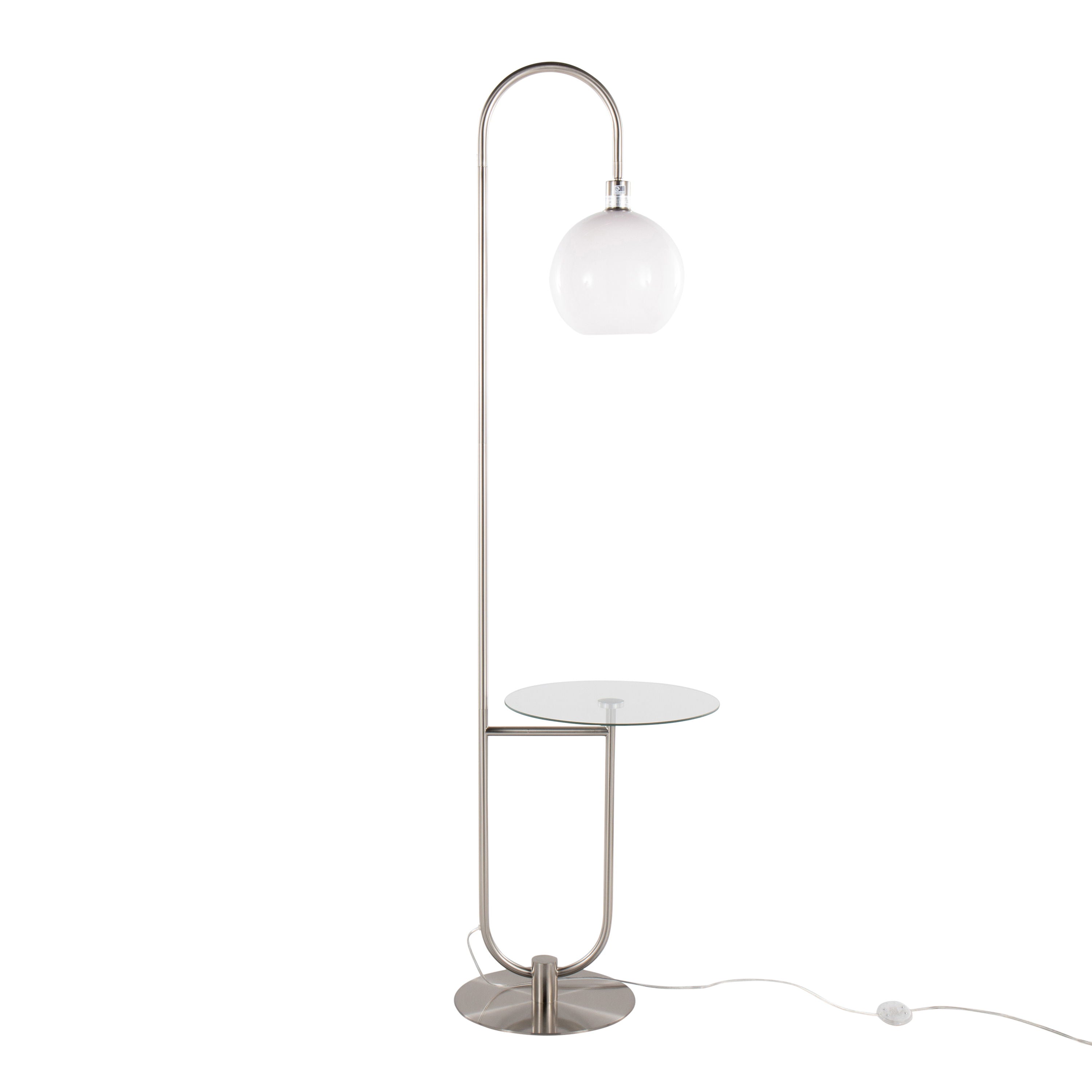 Trombone - Contemporary / Glam Floor Lamp - Best Buy Furniture