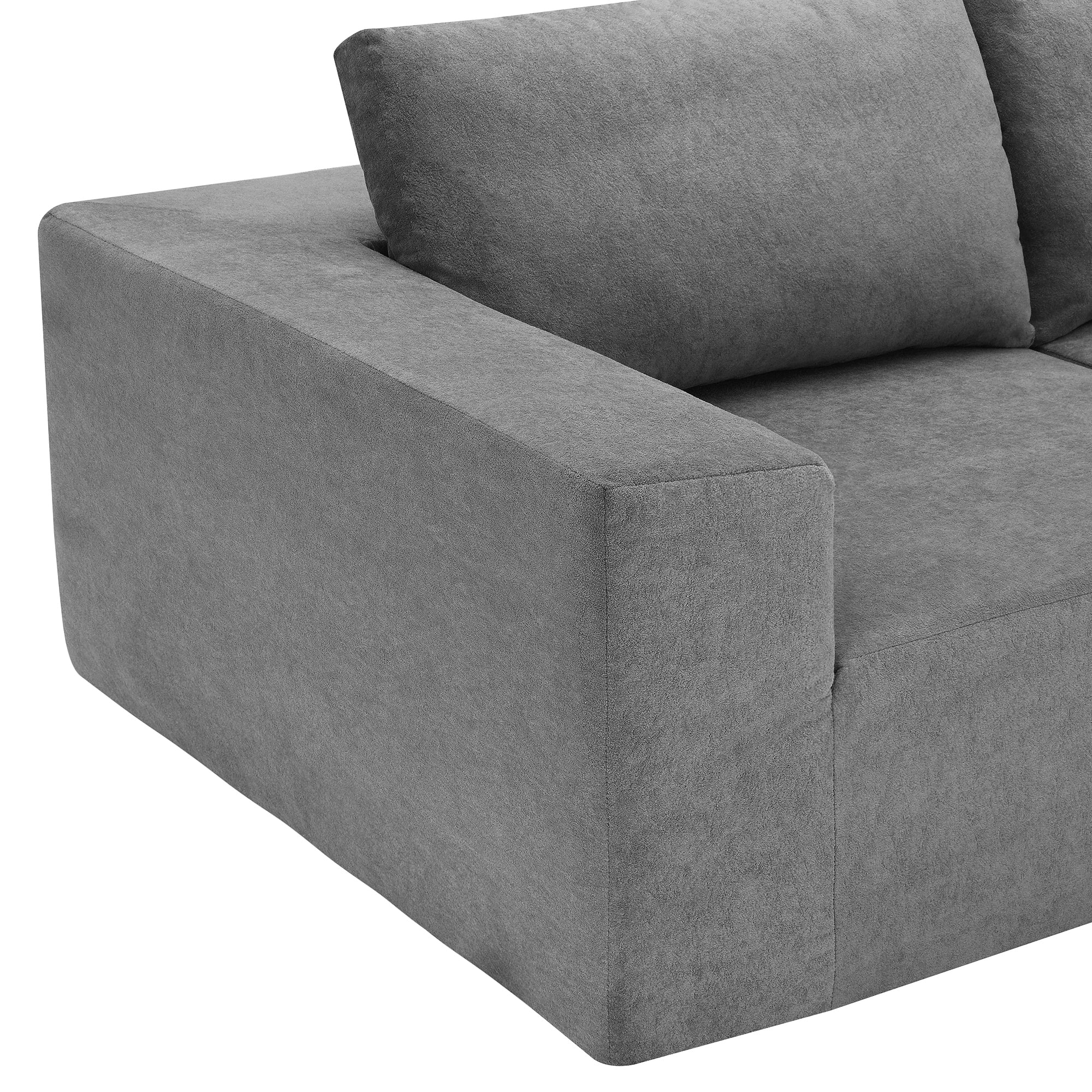 The Caitlyn Plush Modular Terrycloth Sectional