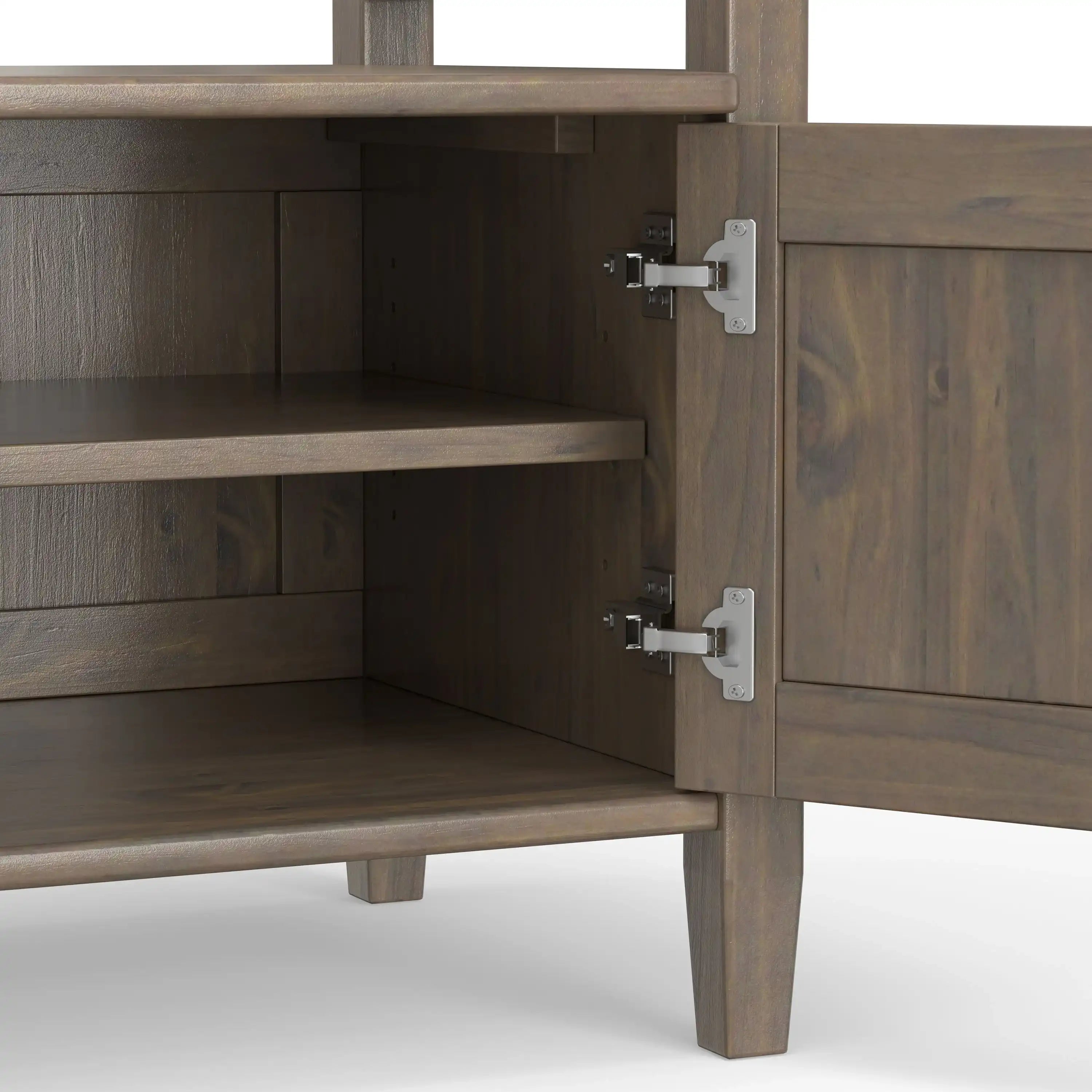 Ela - Entryway Storage Bench - Smoky Brown - Best Buy Furniture