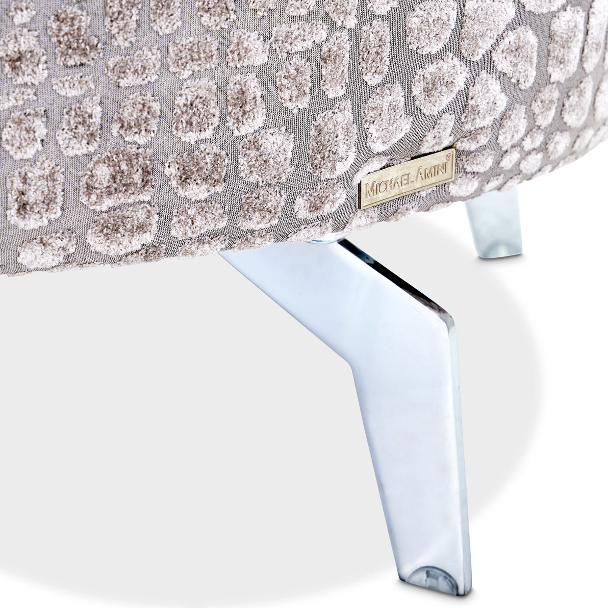 Dion - Accent Chair Chair - Stone/Silver