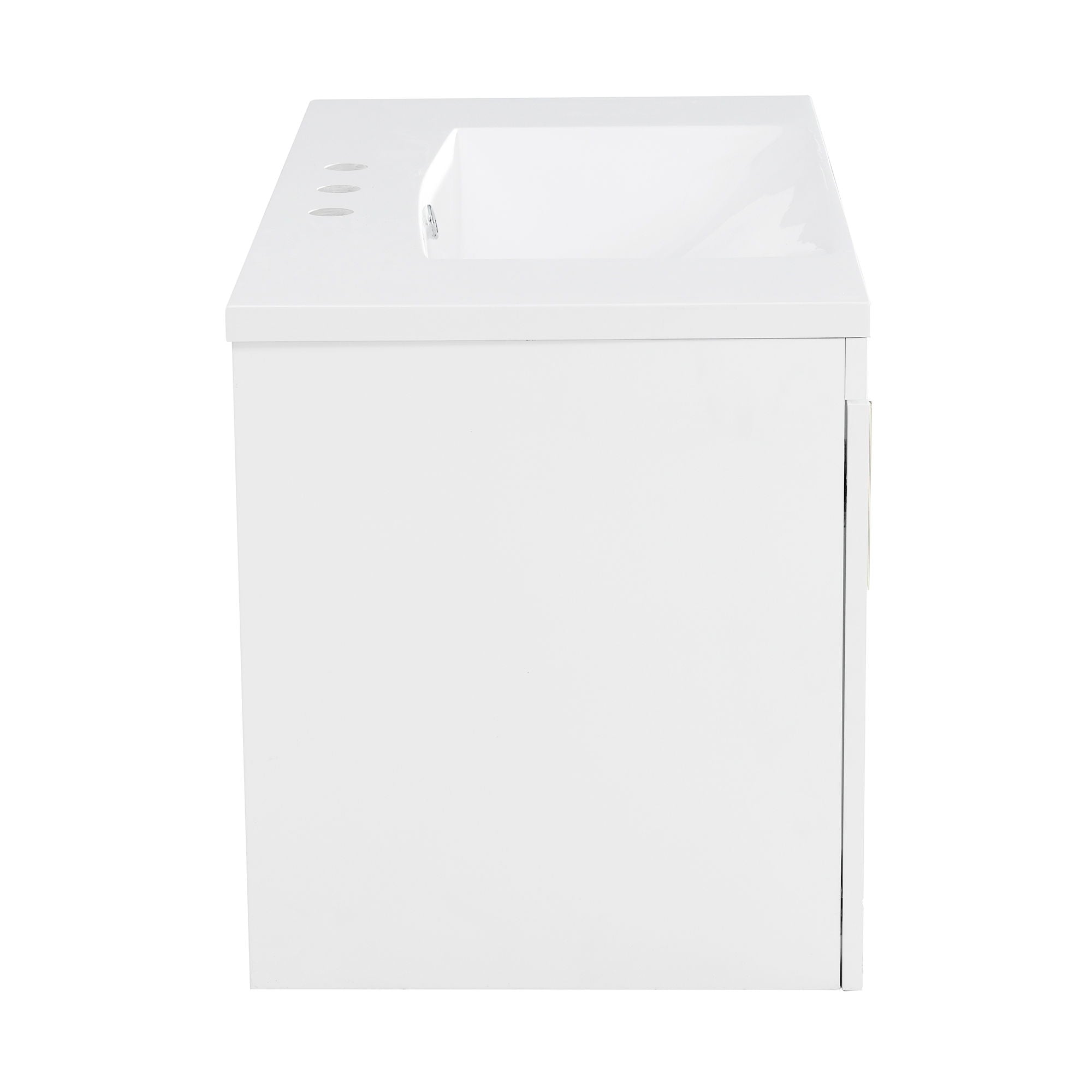 Wall Mounted Bathroom Vanity With Sink, Floating Storage Cabinet With 2 Drawers