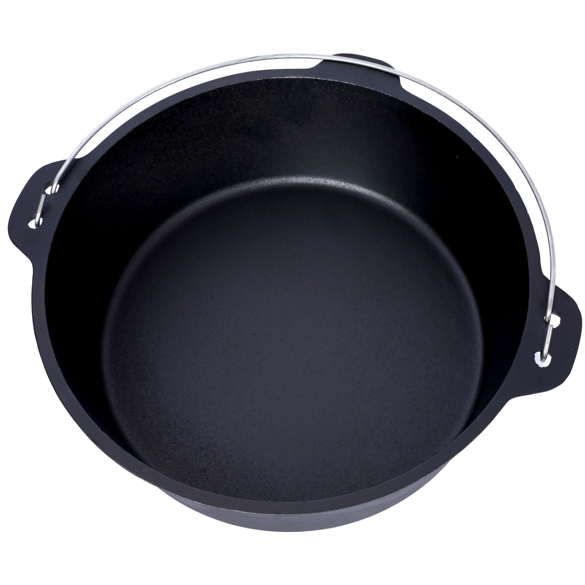 Pre-Seasoned Cast Dutch Oven With Skillet Lid And Pot Rack