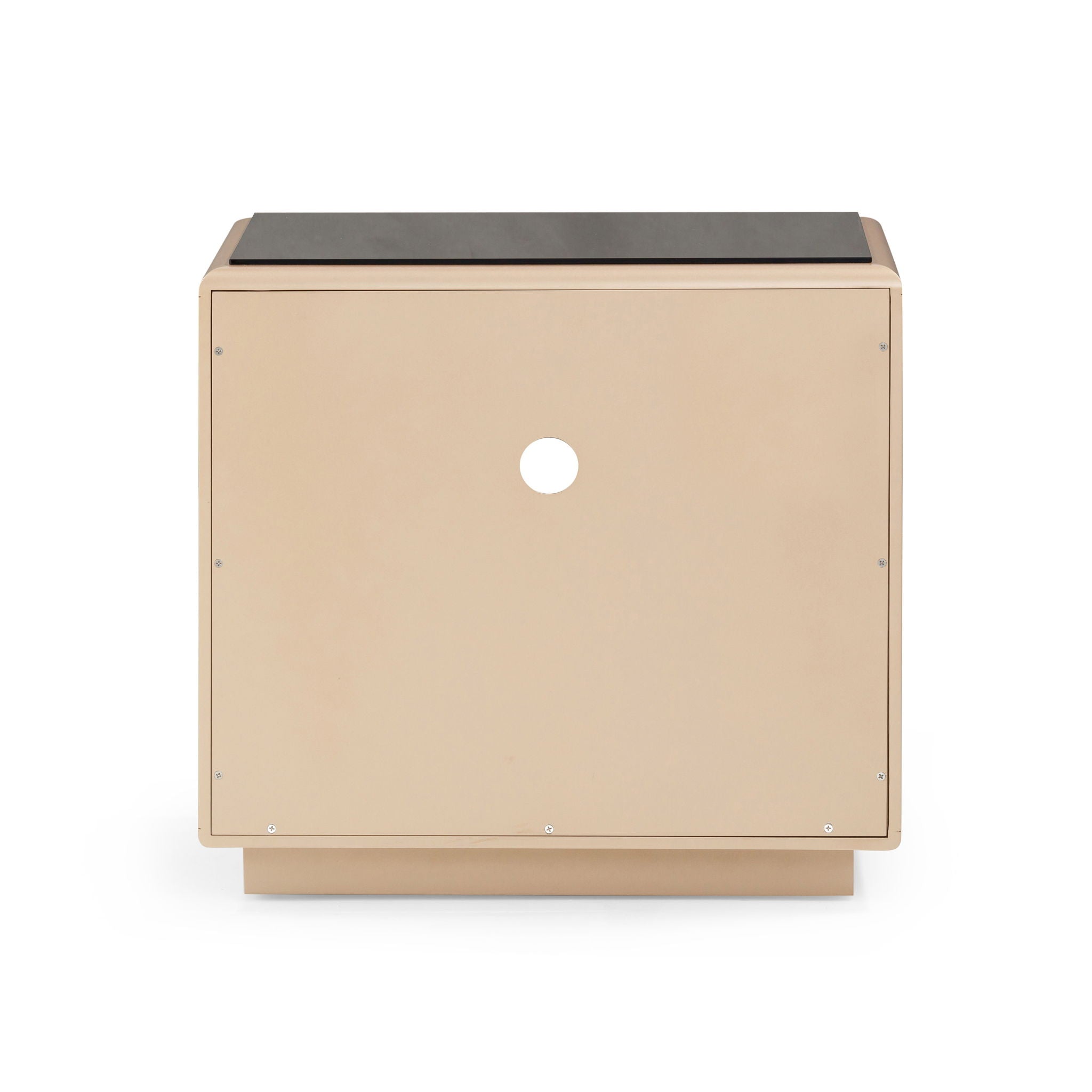 Martha - Mirrored Nightstand - Taupe