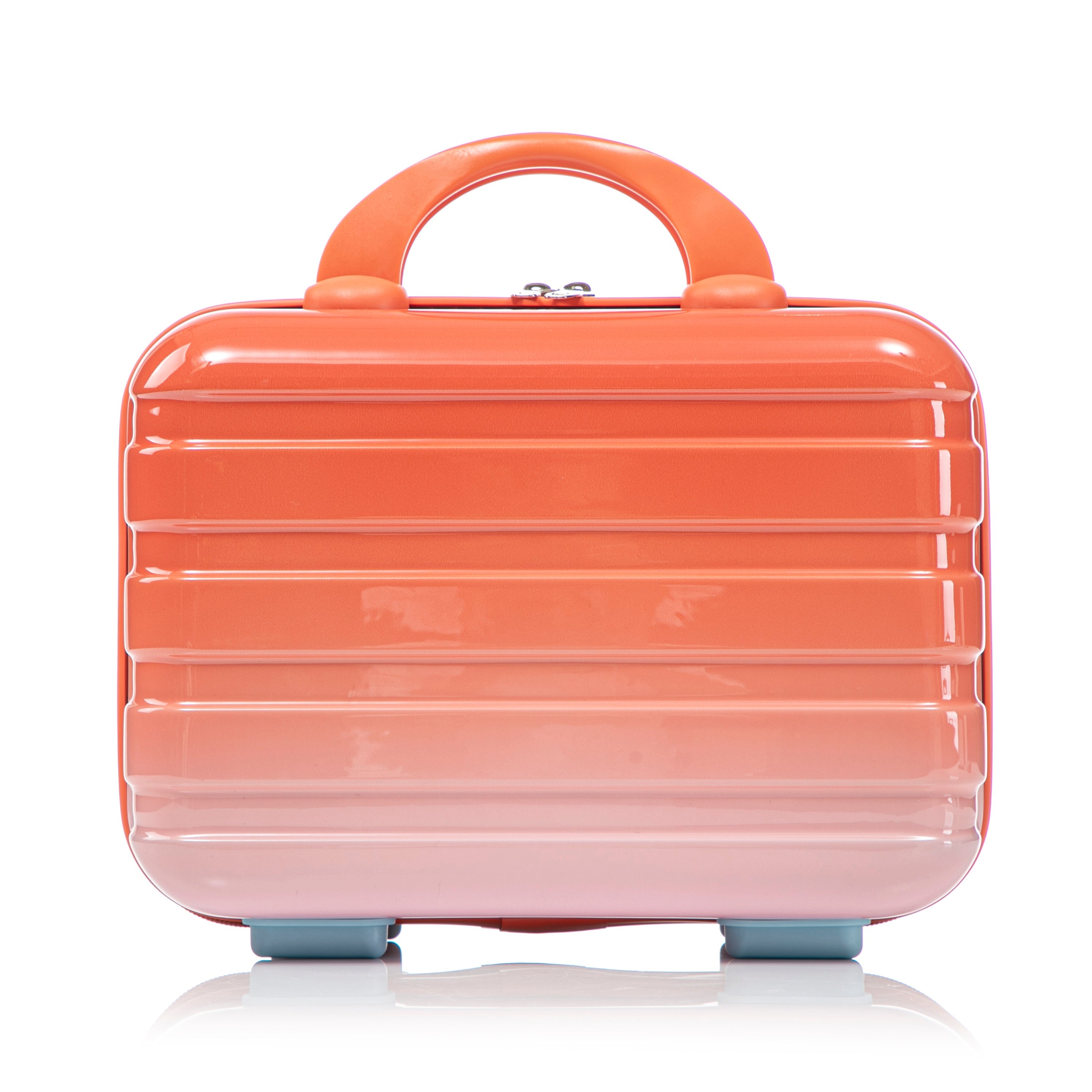 2 Pc PC Spinner Wheel Luggage Set with Gradient Color and Lock