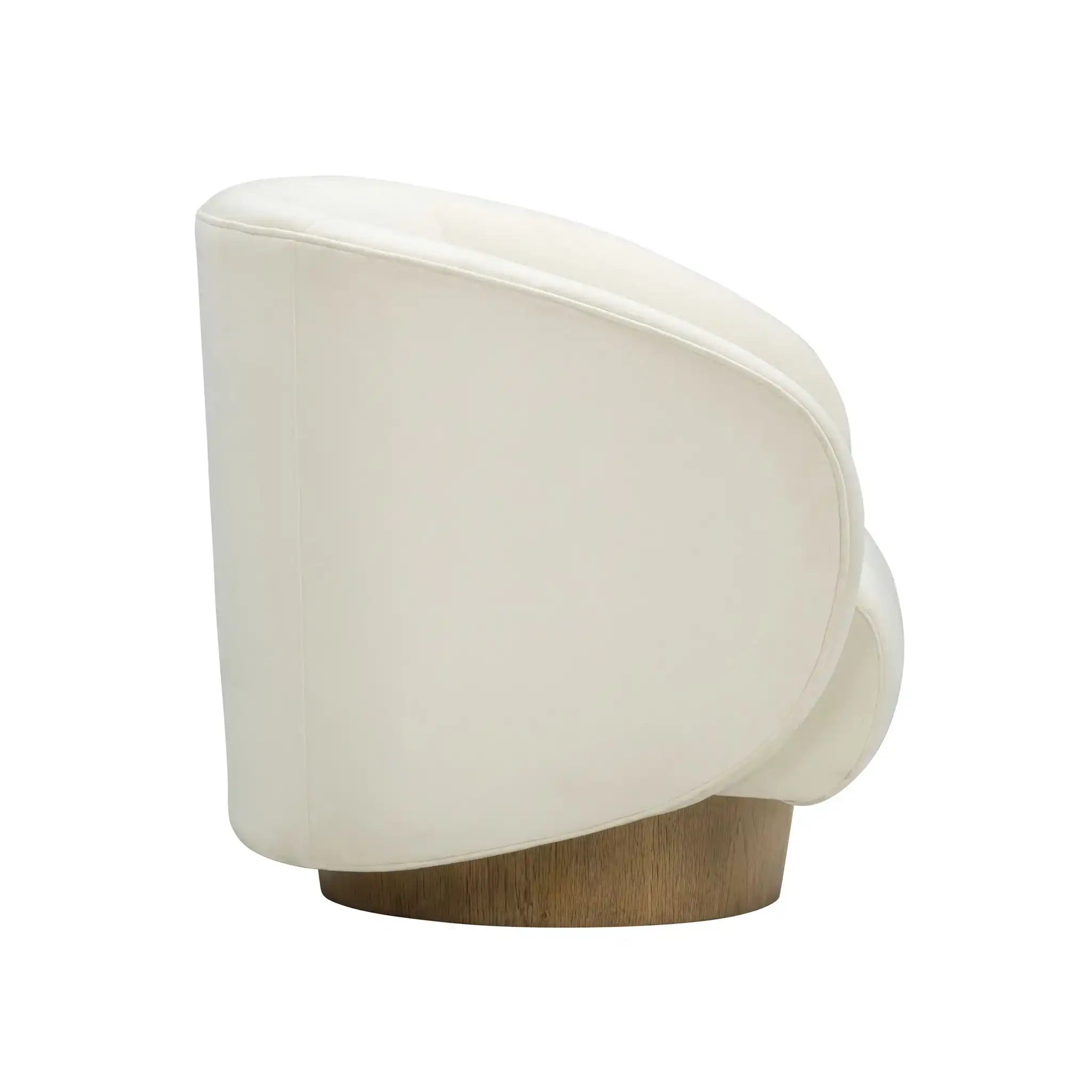 Presley - Swivel Accent Chair - Cream