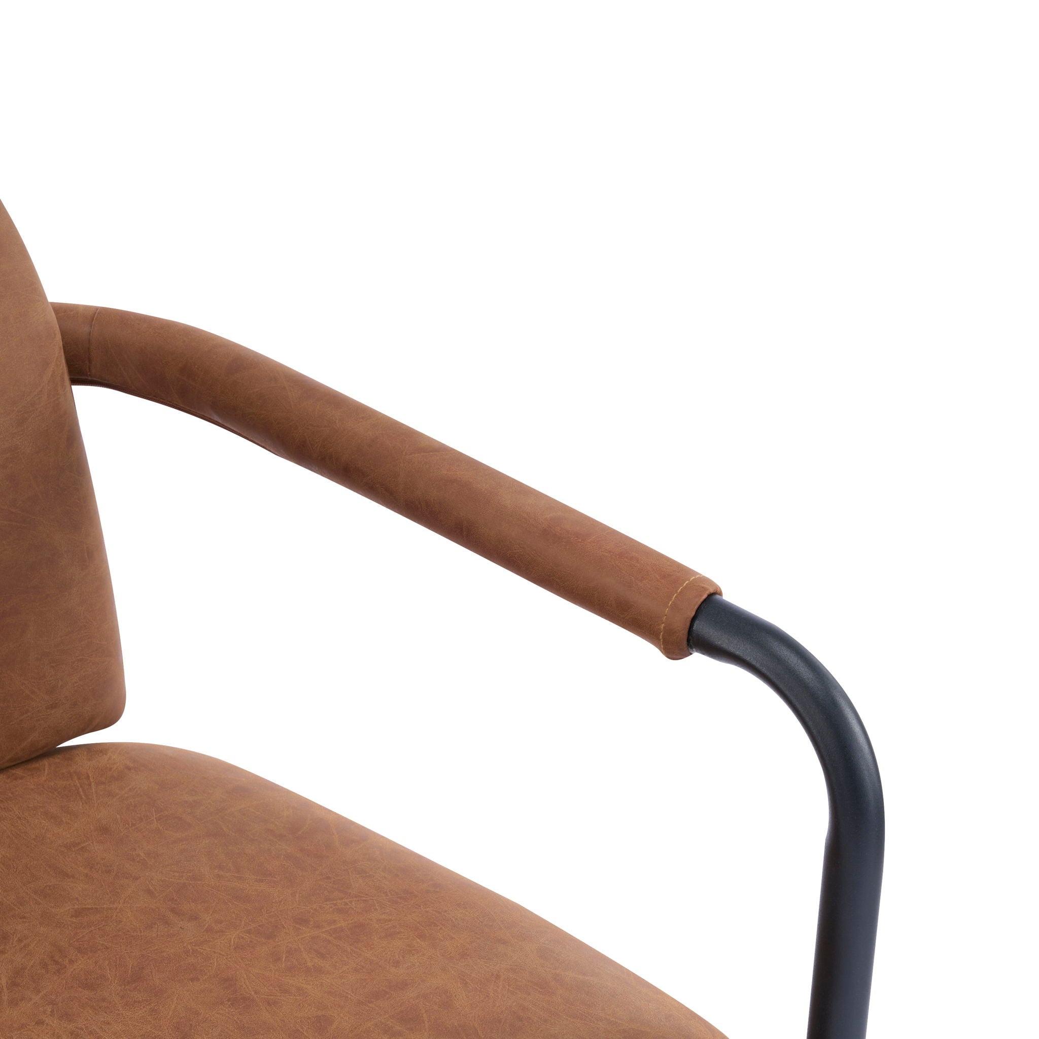 Modern Dining Chair Set With Durable Iron Frame And Comfortable Fabric Upholstery